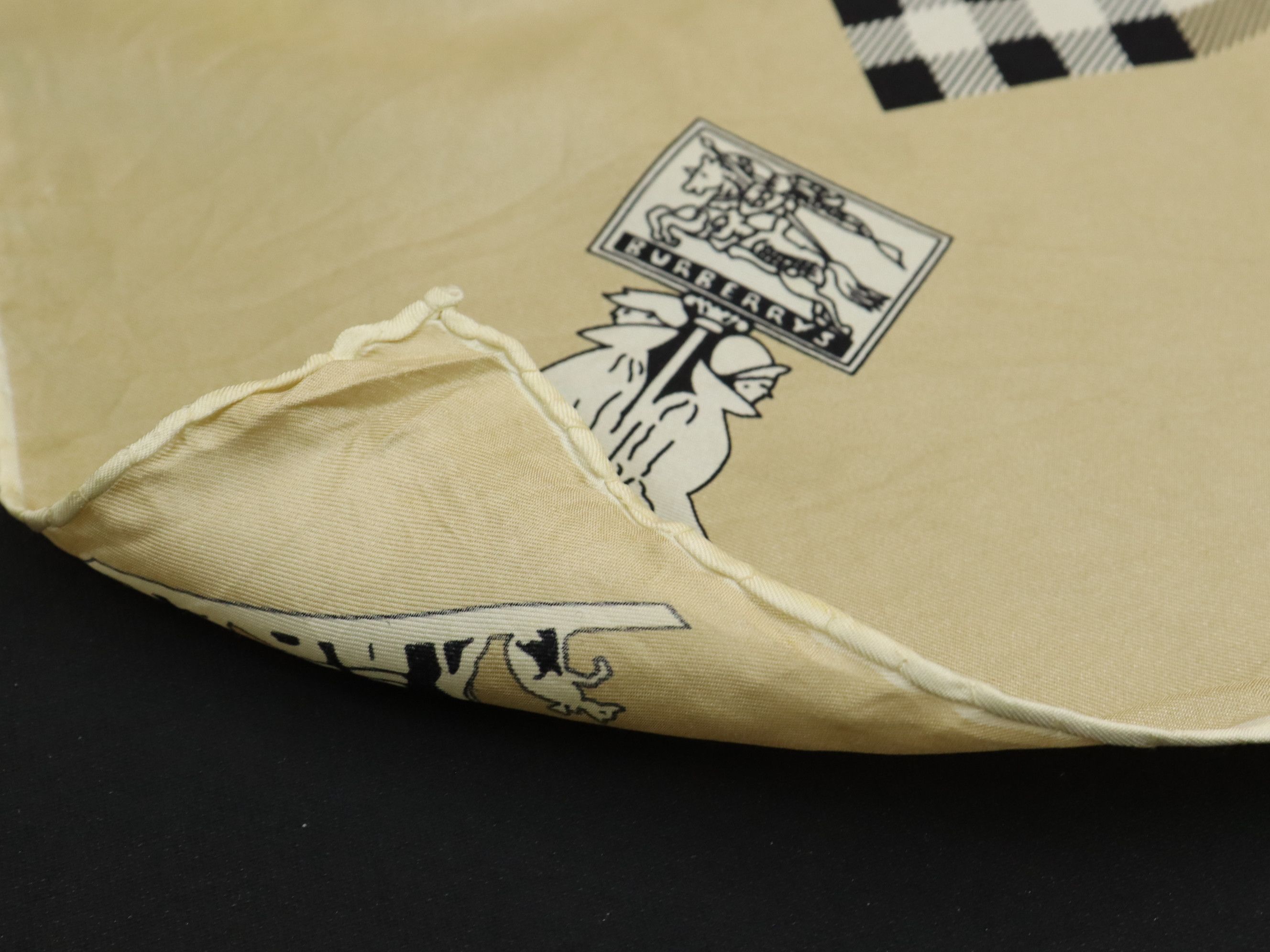 Burberry Vtg. Burberry Pure Silk Scarf Stunning Classic Check Size ONE SIZE - 10 Thumbnail