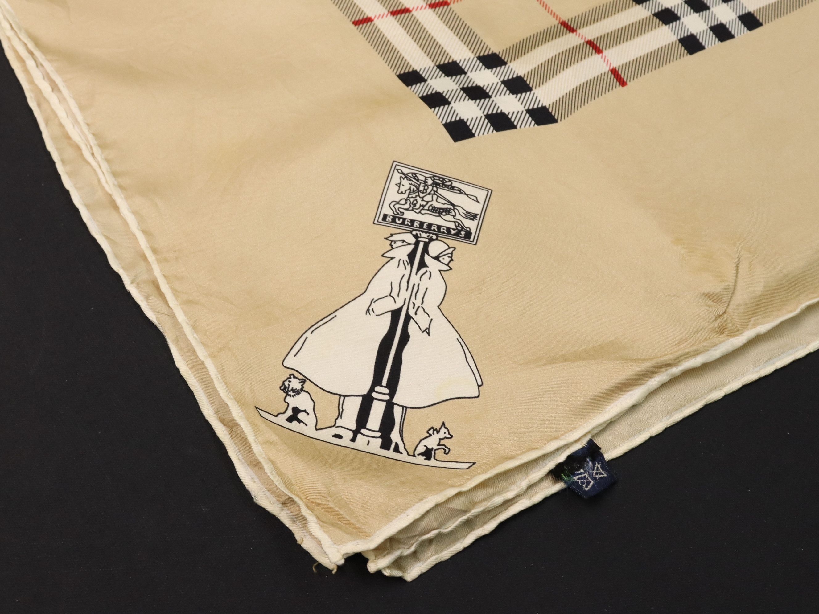 Burberry Vtg. Burberry Pure Silk Scarf Stunning Classic Check Size ONE SIZE - 6 Thumbnail
