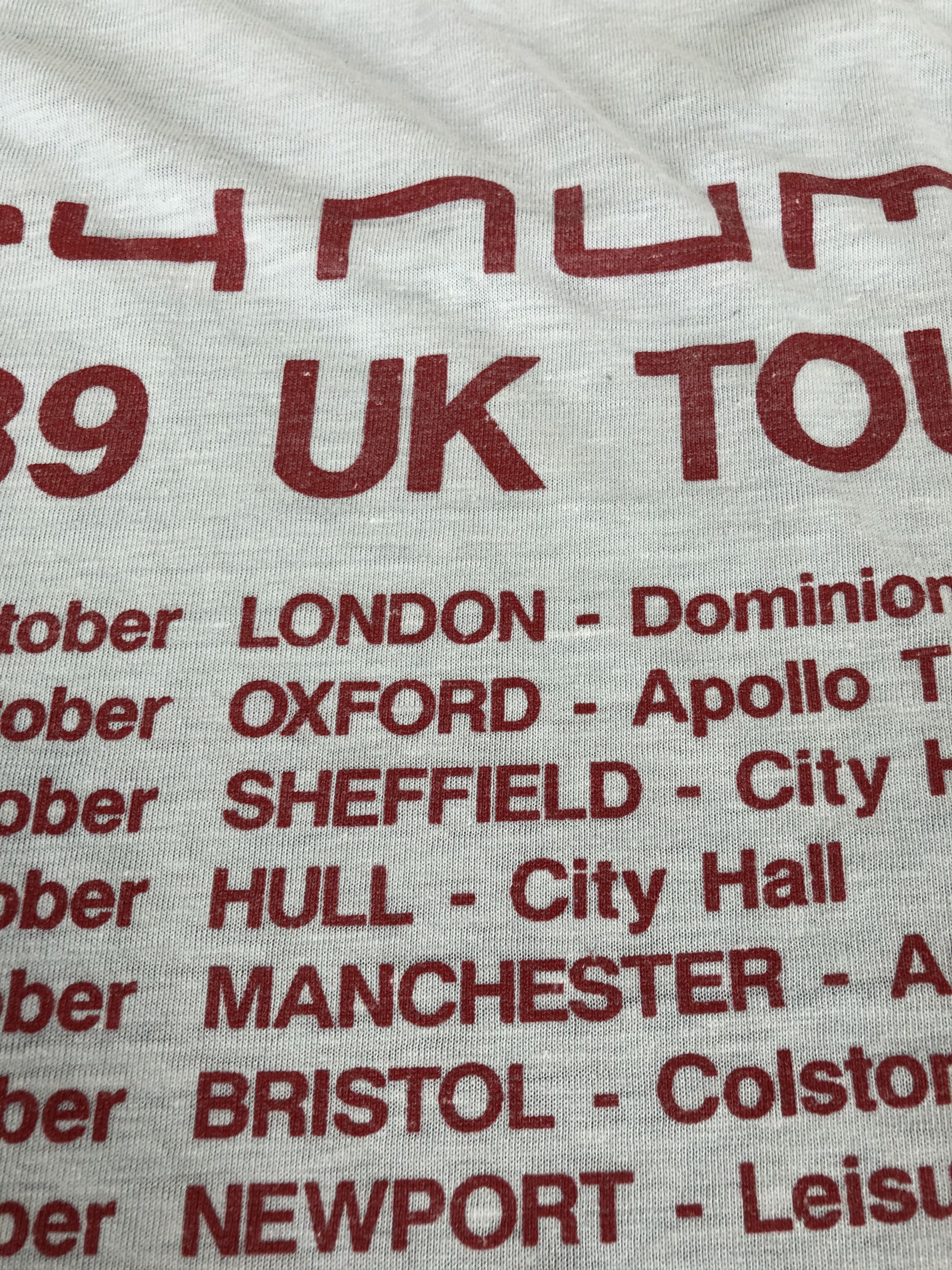 Band Tees Vintage 1989 Gary Numan (Adam Ant John Foxx Junkie XL) Size US S / EU 44-46 / 1 - 10 Thumbnail