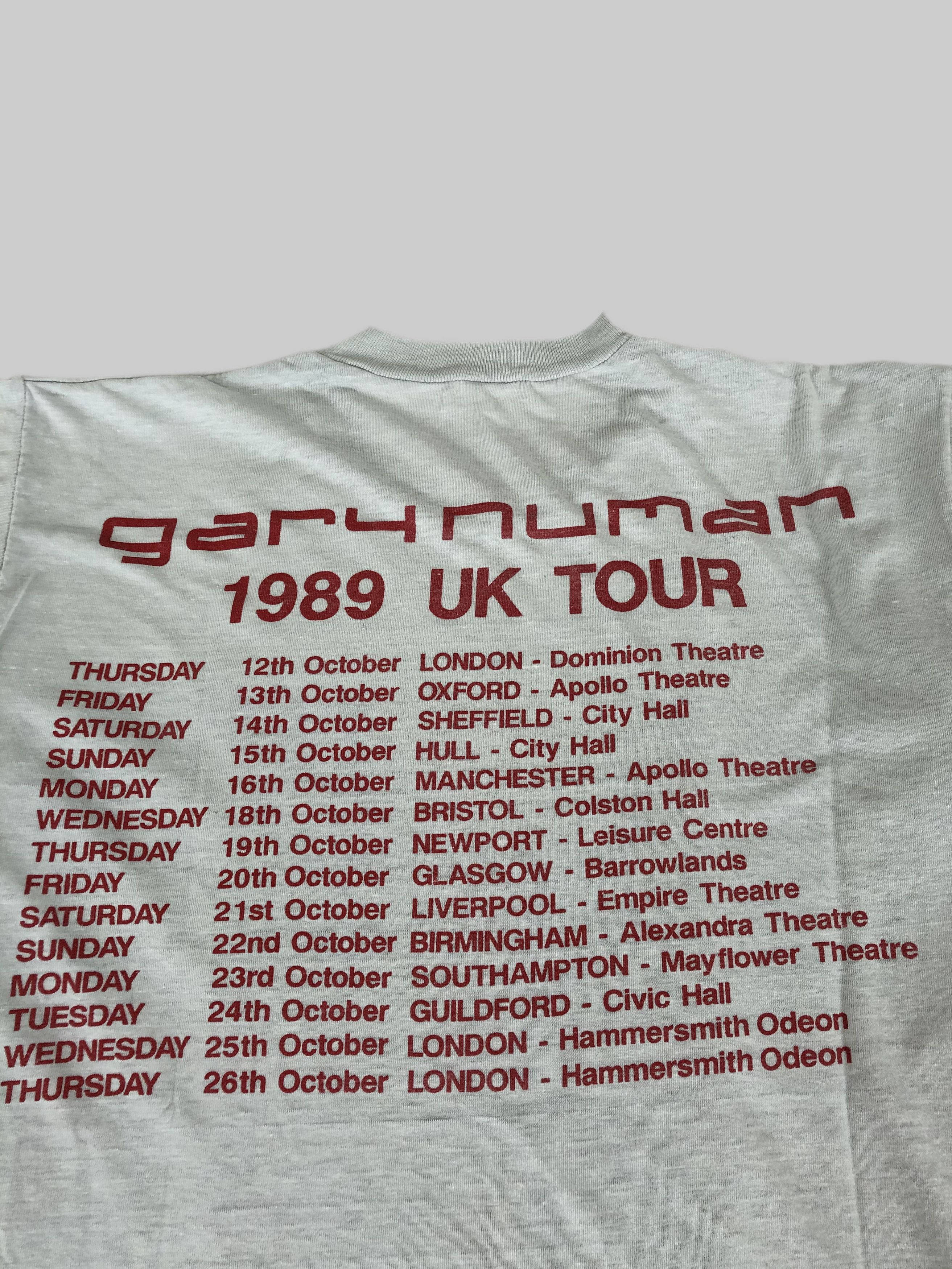 Band Tees Vintage 1989 Gary Numan (Adam Ant John Foxx Junkie XL) Size US S / EU 44-46 / 1 - 9 Thumbnail