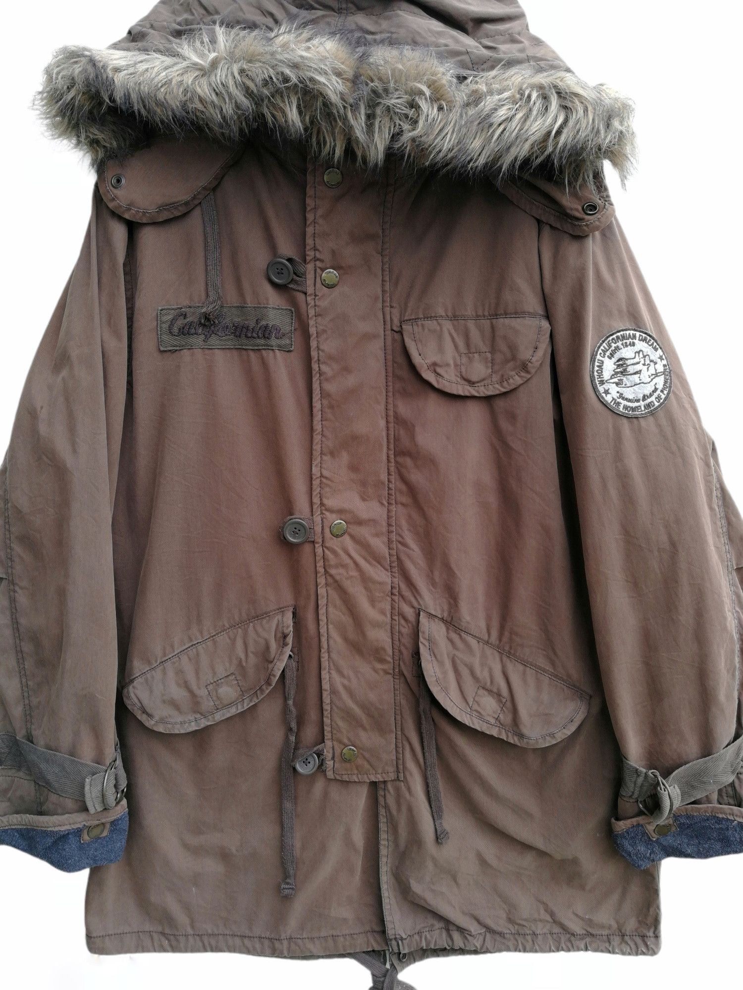 If Six Was Nine × Le Grande Bleu (L.G.B.) × Who A.U. Military Hoodie Style Jacket Size XL Size US XL / EU 56 / 4 - 4 Thumbnail