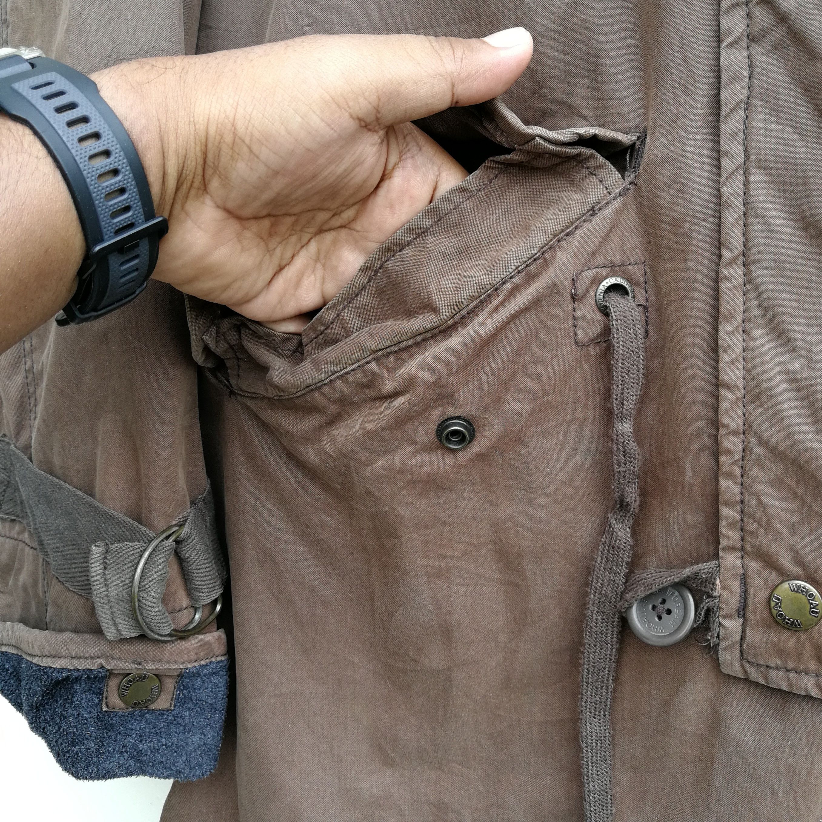 If Six Was Nine × Le Grande Bleu (L.G.B.) × Who A.U. Military Hoodie Style Jacket Size XL Size US XL / EU 56 / 4 - 6 Thumbnail