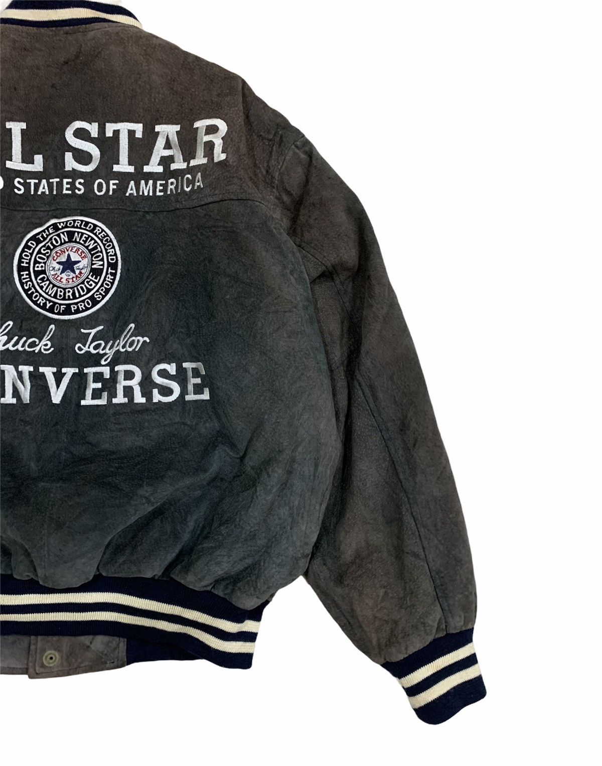 Converse 🔥HOT ITEM CONVERSE LEATHER VARSITY JACKETS Size US L / EU 52-54 / 3 - 3 Thumbnail