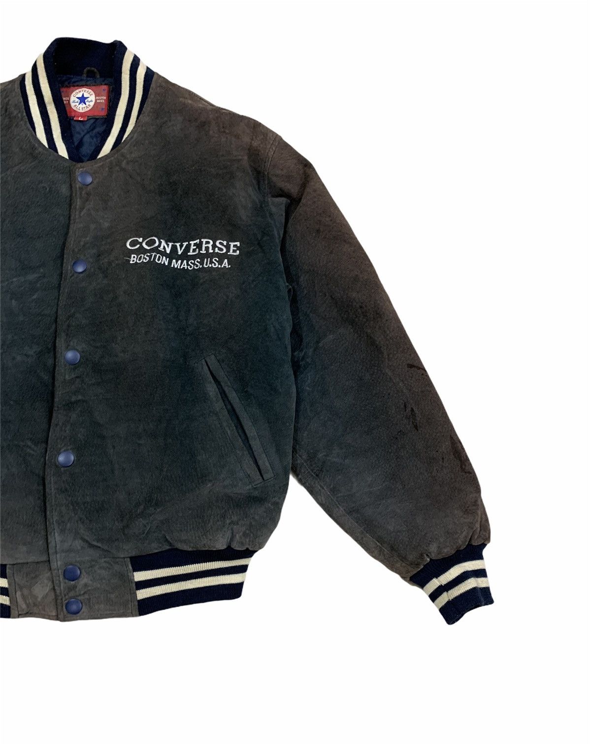Converse 🔥HOT ITEM CONVERSE LEATHER VARSITY JACKETS Size US L / EU 52-54 / 3 - 7 Thumbnail