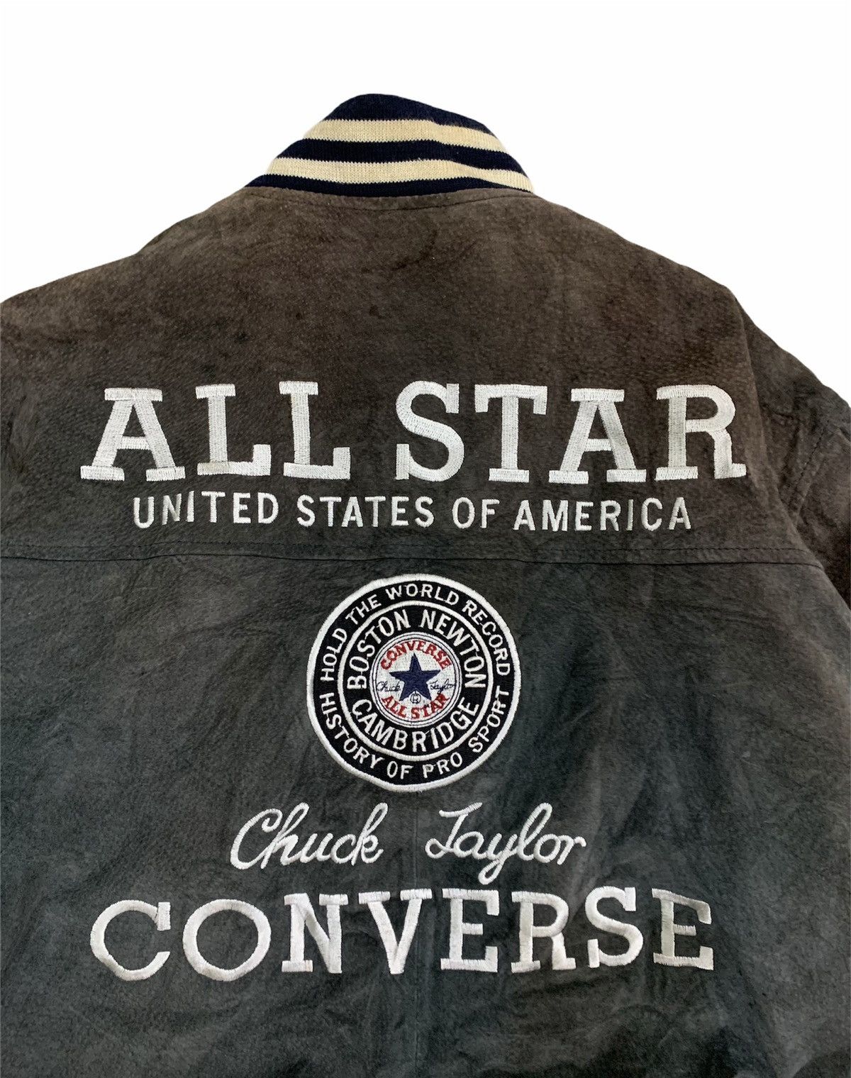 Converse 🔥HOT ITEM CONVERSE LEATHER VARSITY JACKETS Size US L / EU 52-54 / 3 - 4 Thumbnail
