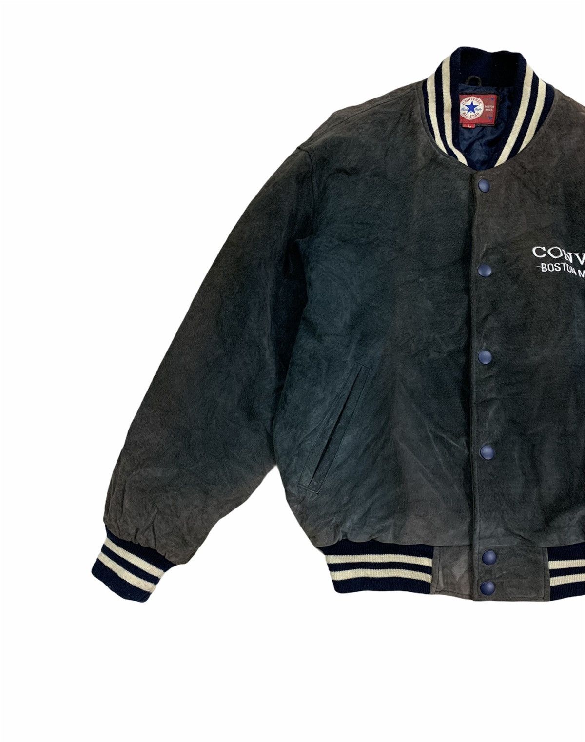 Converse 🔥HOT ITEM CONVERSE LEATHER VARSITY JACKETS Size US L / EU 52-54 / 3 - 6 Thumbnail