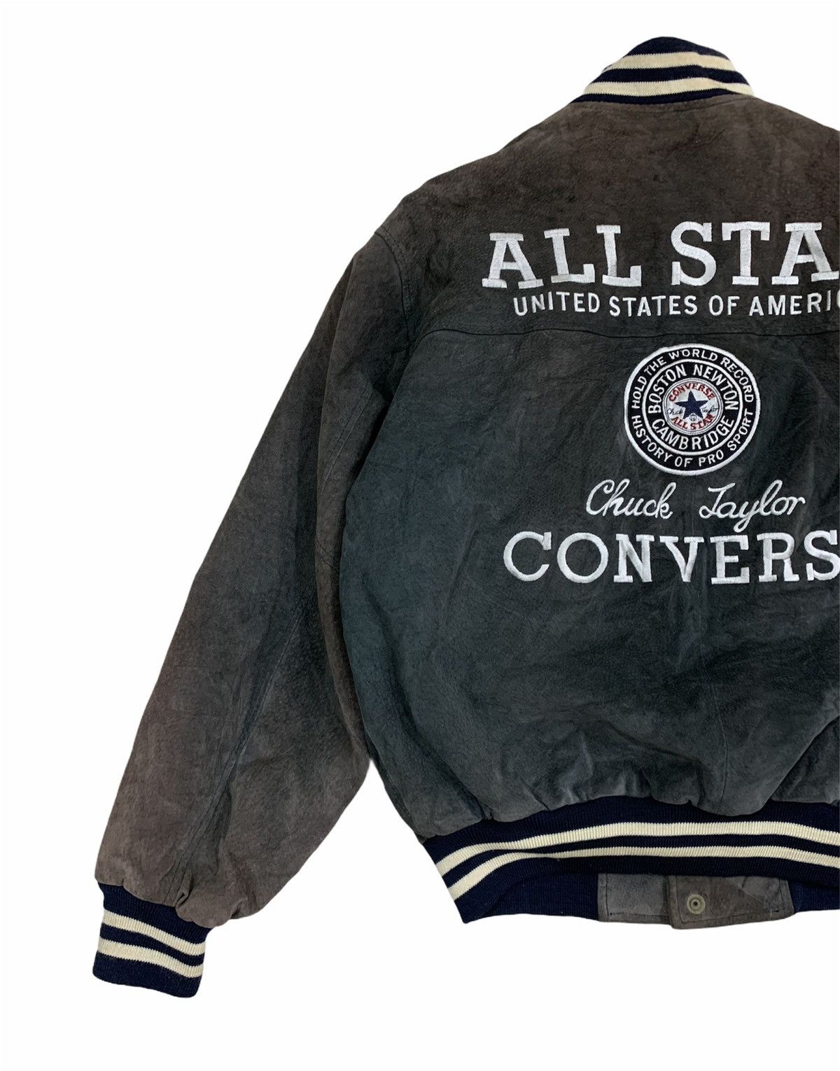 Converse 🔥HOT ITEM CONVERSE LEATHER VARSITY JACKETS Size US L / EU 52-54 / 3 - 2 Thumbnail