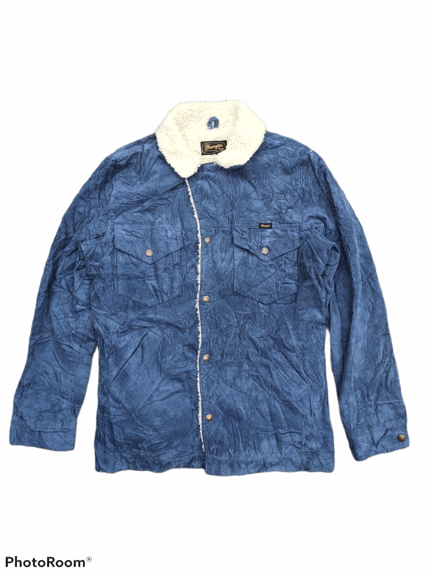 Vintage WRANGLER Sheep Coat Corduroy Sherpa Jacket