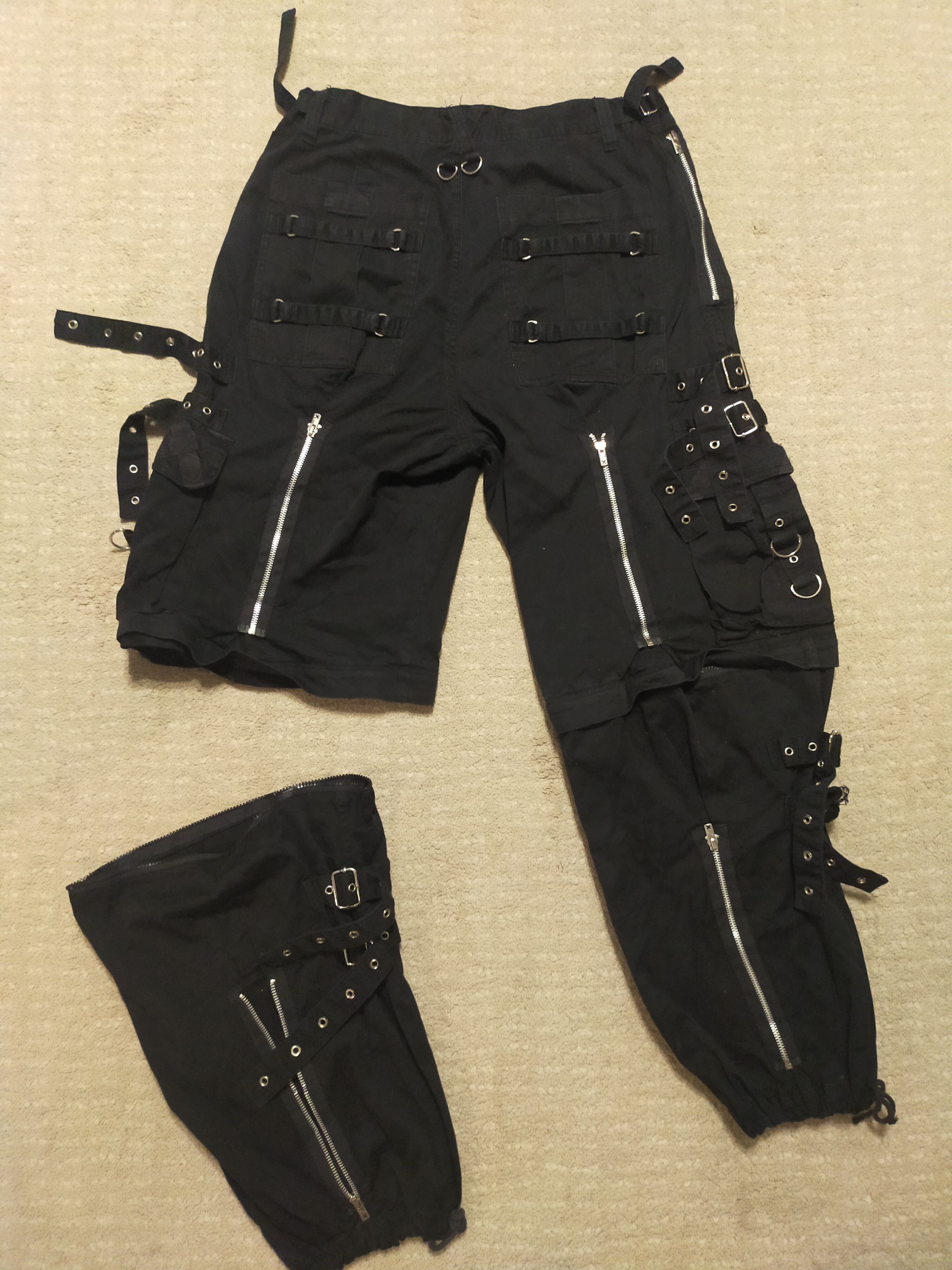 Seditionaries × Tripp NYC Bondage Seditionries Tactical MultiCargo 2 in 1/Short Pantt Size US 33 - 17 Thumbnail
