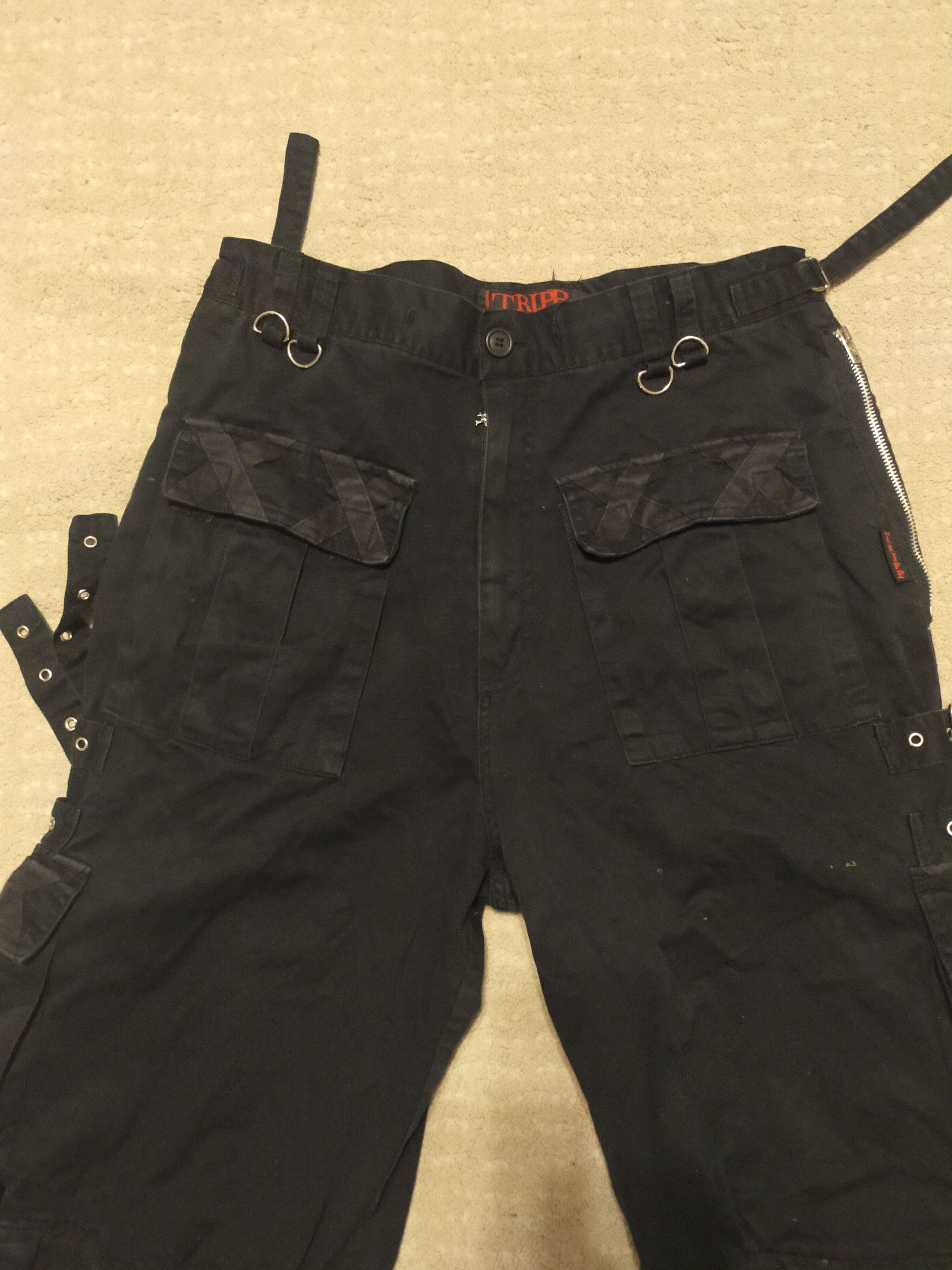 Seditionaries × Tripp NYC Bondage Seditionries Tactical MultiCargo 2 in 1/Short Pantt Size US 33 - 2 Thumbnail