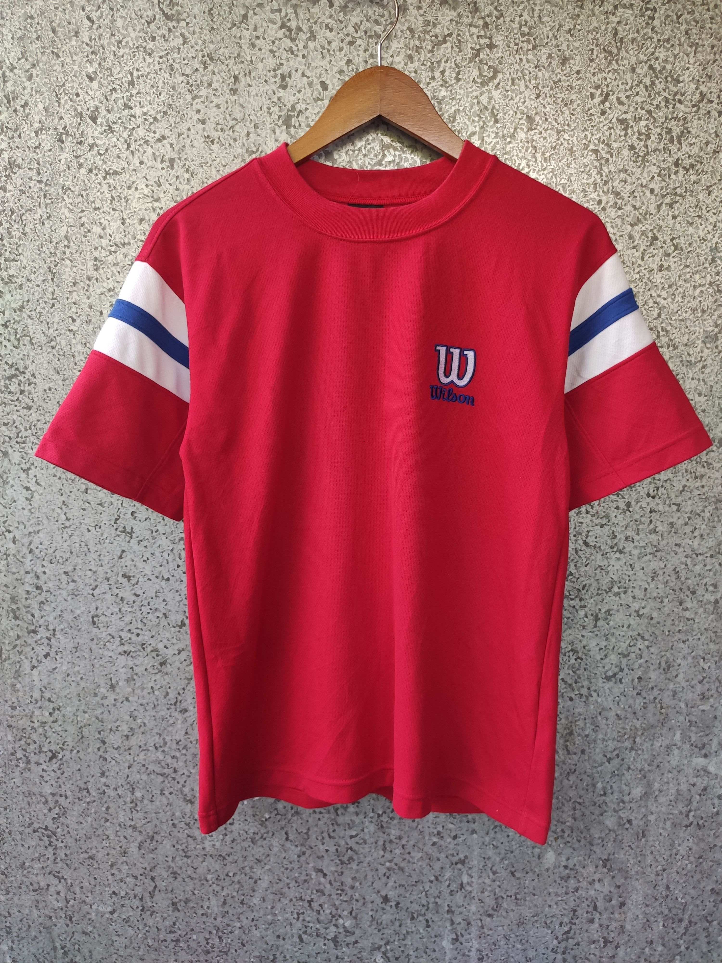 Vintage × Wilson Vintage 90s Vintage Wilson t shirt Size US M / EU 48-50 / 2 - 1 Thumbnail