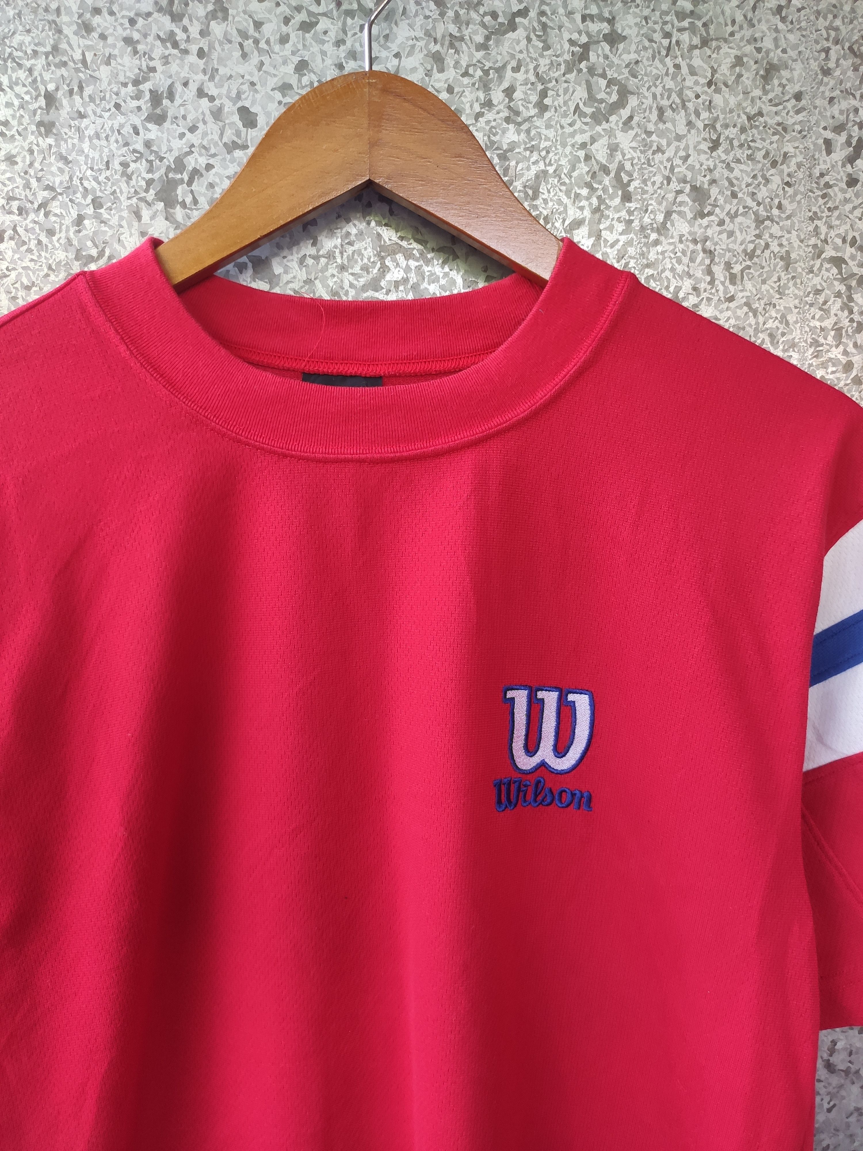 Vintage × Wilson Vintage 90s Vintage Wilson t shirt Size US M / EU 48-50 / 2 - 2 Thumbnail