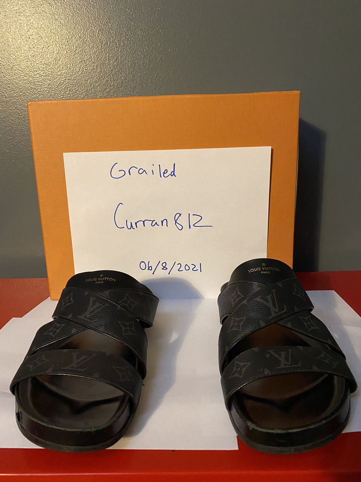 Louis Vuitton MIRABEAU MULE Rare Louis Vuitton Sandals