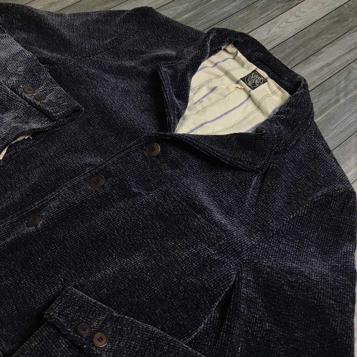 Japanese Brand SUGAR CANE CORDUROY BLAZER WORKWEAR Size 36R - 2 Thumbnail