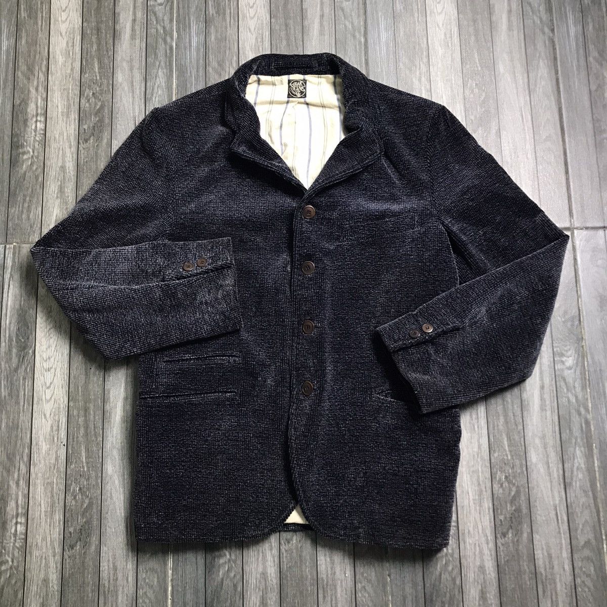 Japanese Brand SUGAR CANE CORDUROY BLAZER WORKWEAR Size 36R - 1 Thumbnail