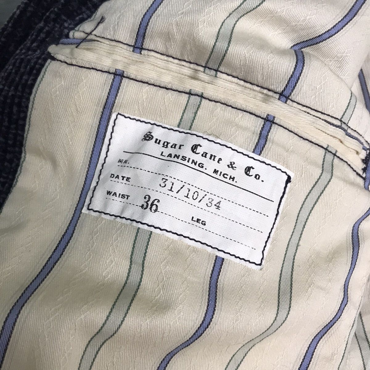 Japanese Brand SUGAR CANE CORDUROY BLAZER WORKWEAR Size 36R - 9 Thumbnail
