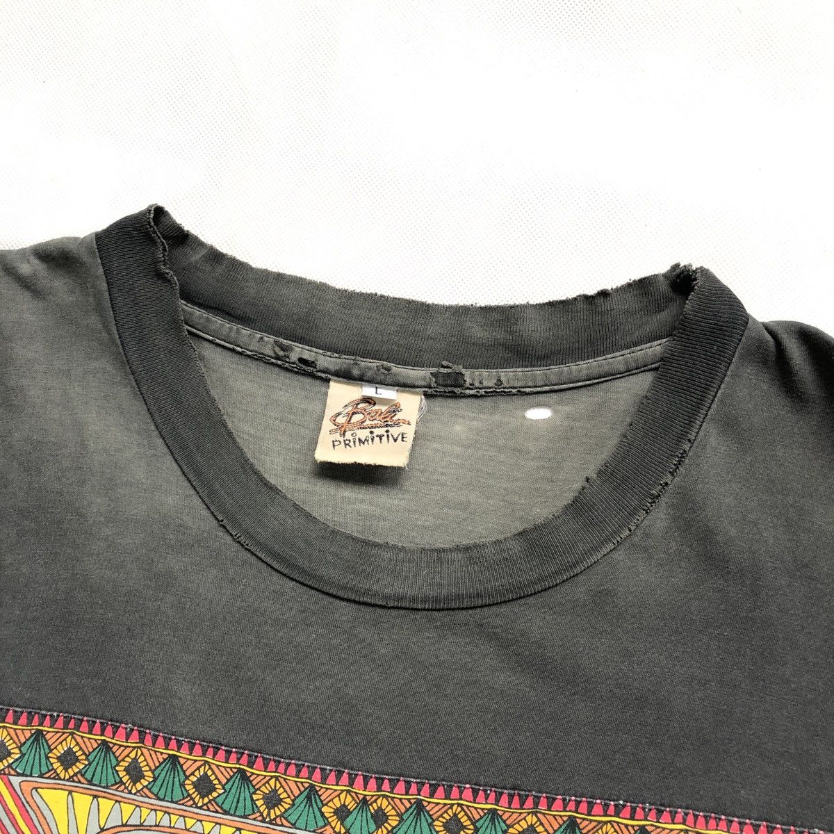 Handmade × Primitive × Vintage Rare! Vintage Bali Primitive Tribal Distressed Tee Size US L / EU 52-54 / 3 - 9 Thumbnail