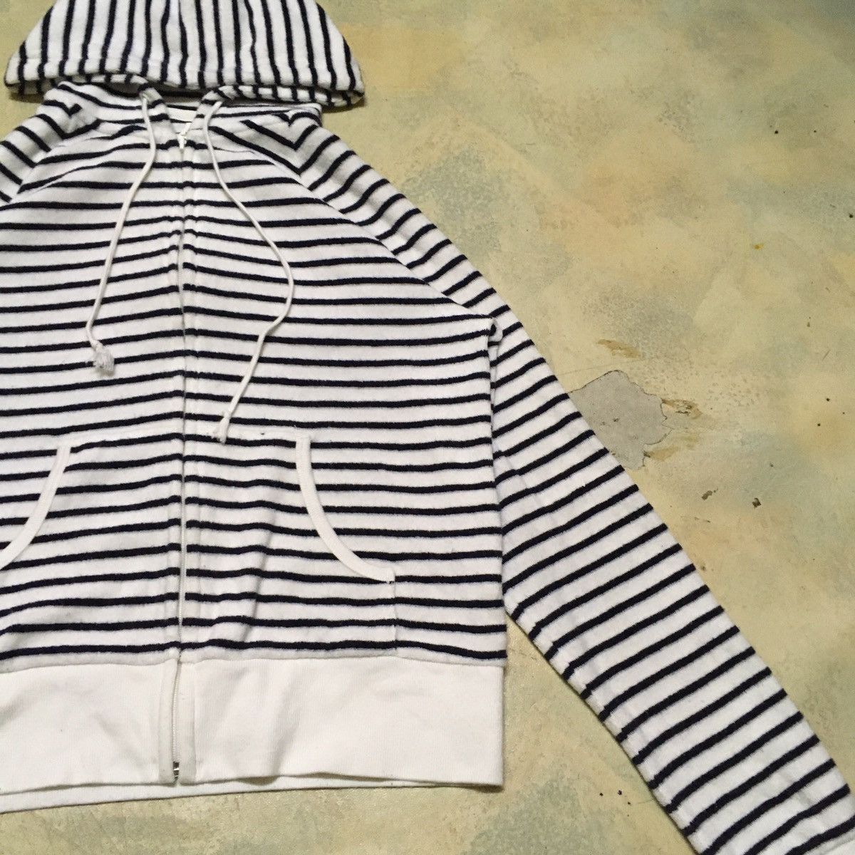 Japanese Brand × Uniqlo Japanese Brand Uniqlo Stripes sweater hoody Size US S / EU 44-46 / 1 - 3 Thumbnail