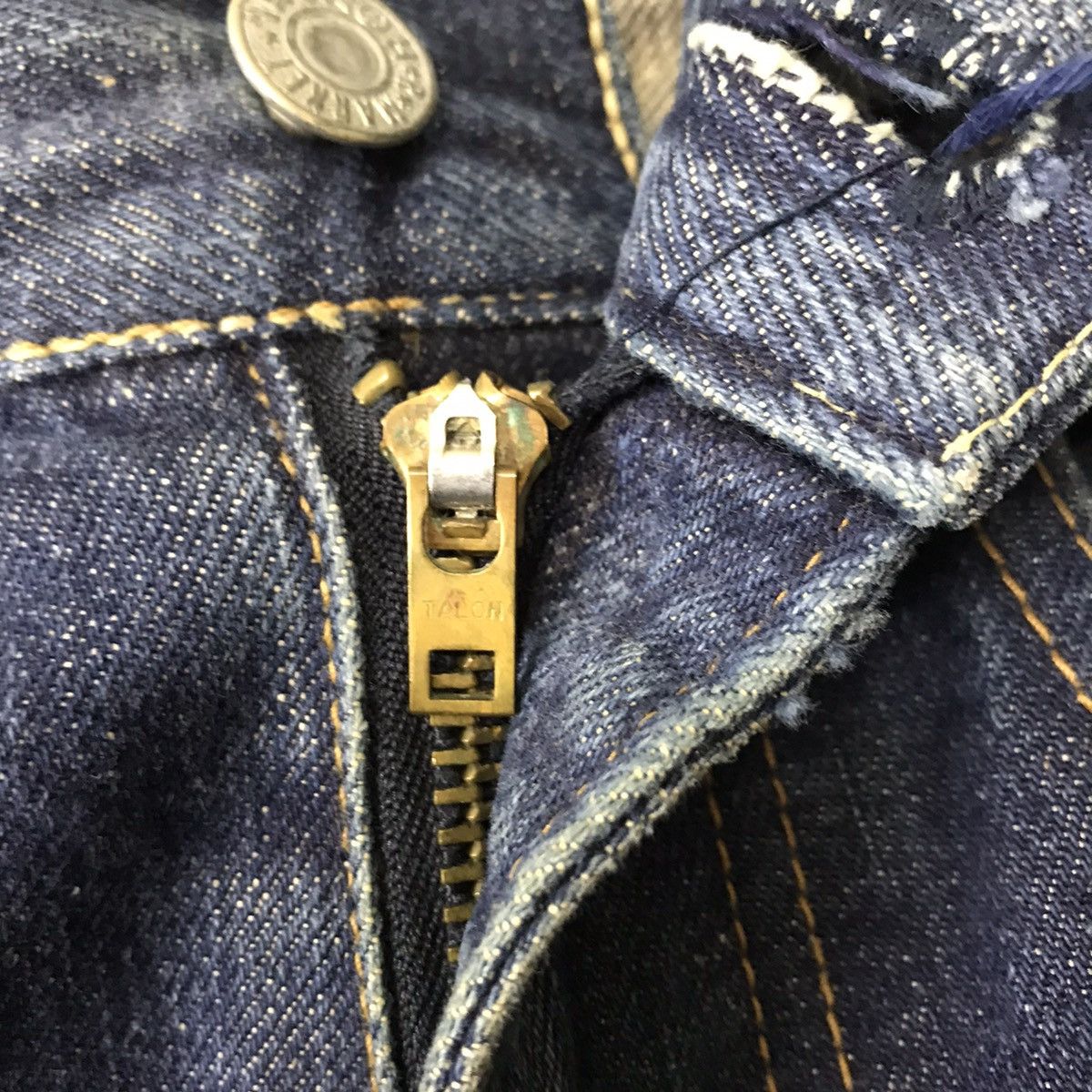 HOLLYWOOD RANCH MARKET HollyWood Ranch Market Denim Selvedge Indigo Size US 29 - 21 Thumbnail