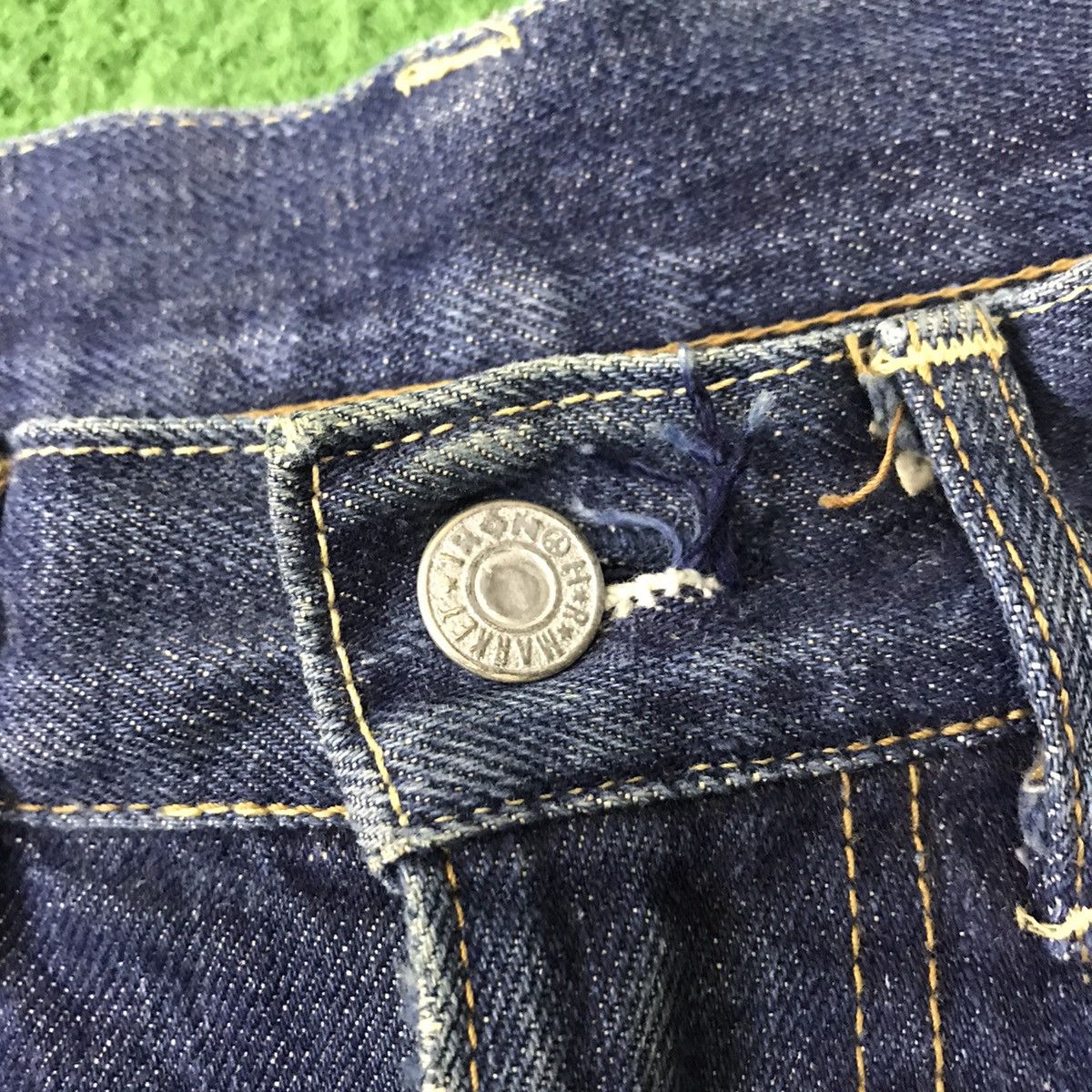 HOLLYWOOD RANCH MARKET HollyWood Ranch Market Denim Selvedge Indigo Size US 29 - 19 Thumbnail