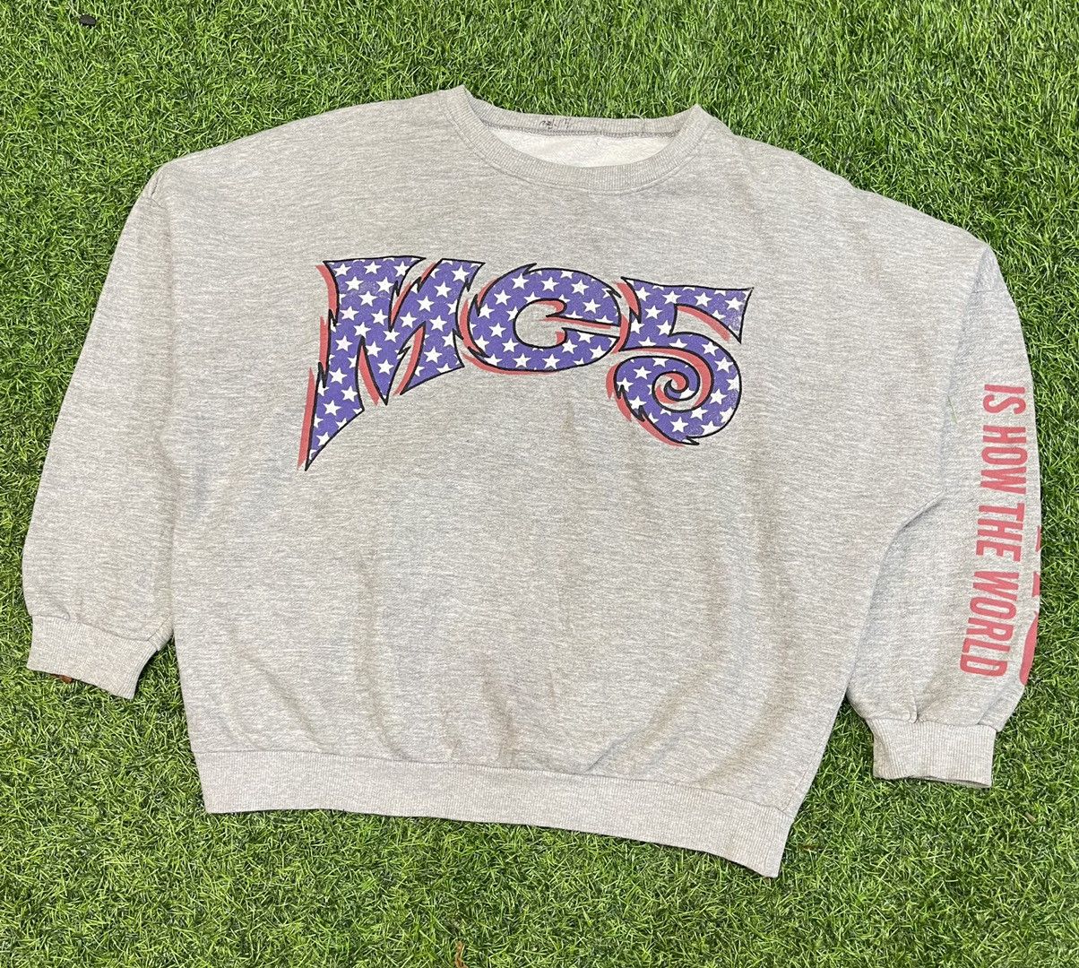 Band Tees × Vintage VINTAGE MC5 ROCK AMERICAN BAND SWEATSHIRTS Size US XL / EU 56 / 4 - 2 Thumbnail