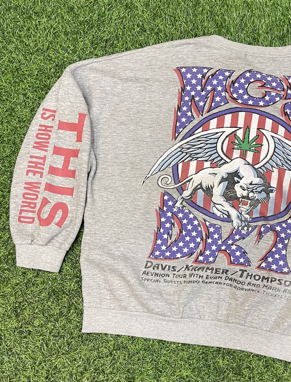 Band Tees × Vintage VINTAGE MC5 ROCK AMERICAN BAND SWEATSHIRTS Size US XL / EU 56 / 4 - 7 Thumbnail