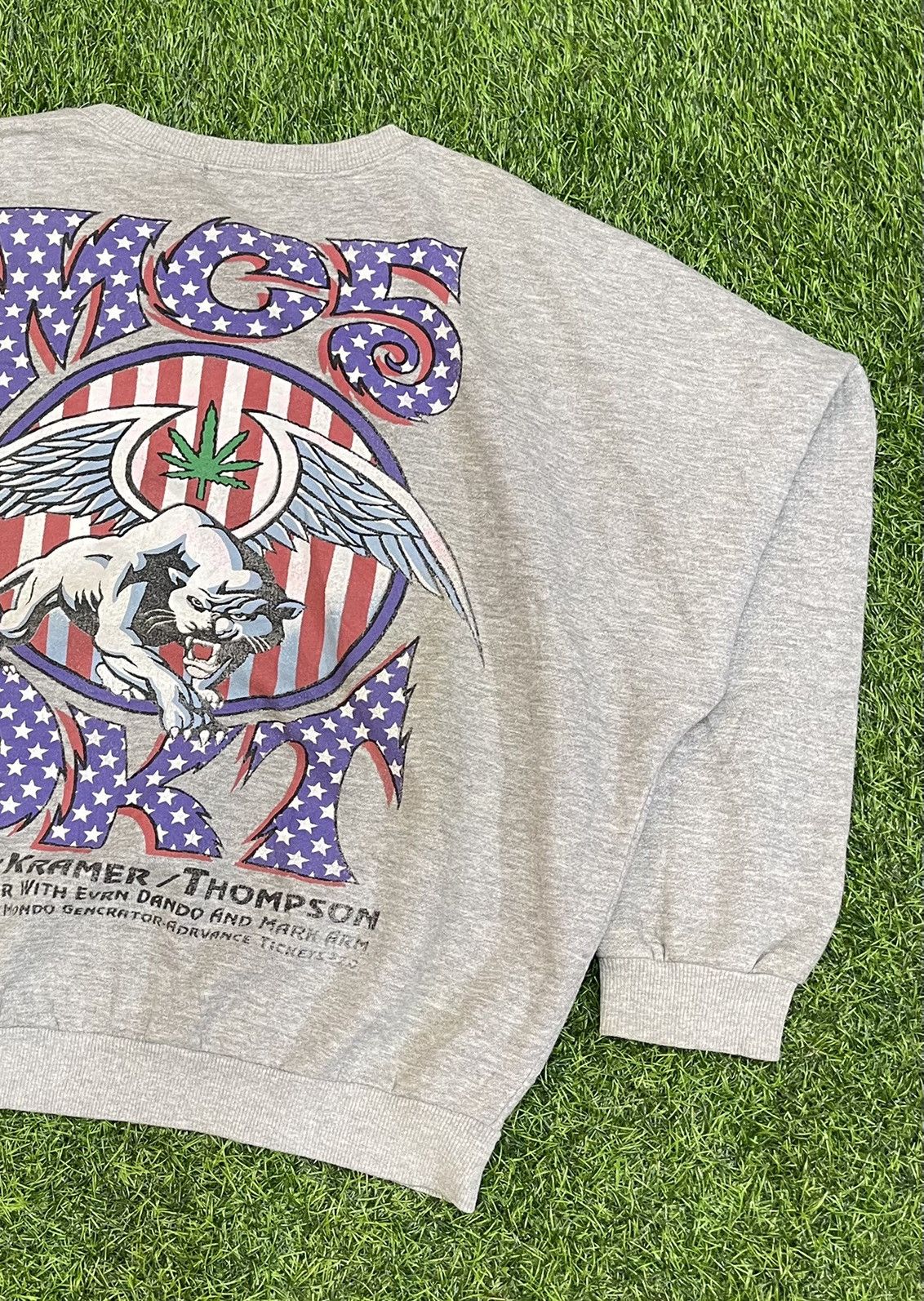 Band Tees × Vintage VINTAGE MC5 ROCK AMERICAN BAND SWEATSHIRTS Size US XL / EU 56 / 4 - 8 Thumbnail