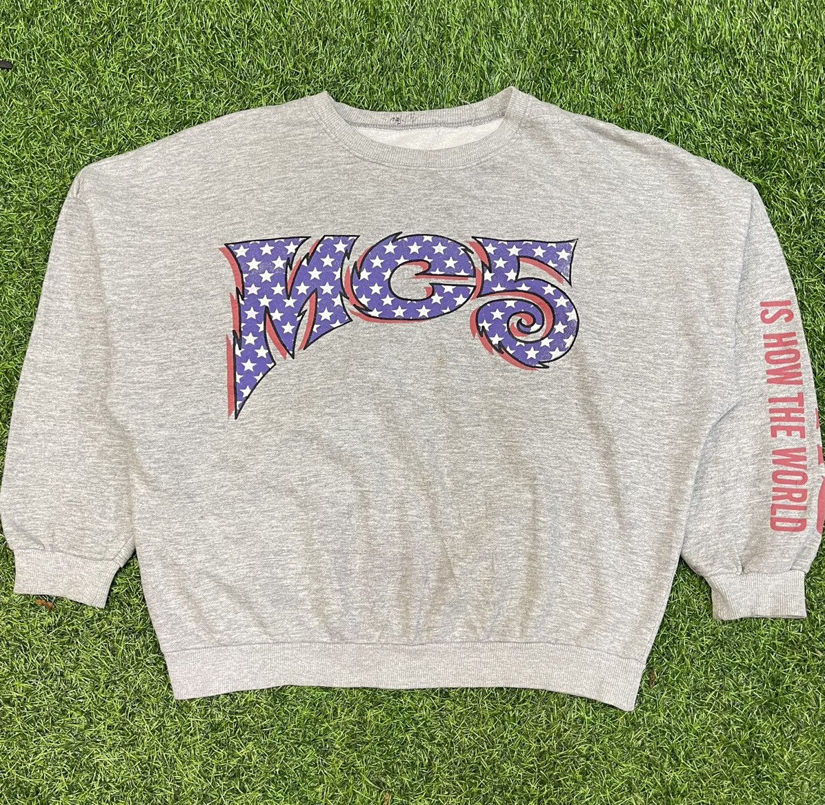 Band Tees × Vintage VINTAGE MC5 ROCK AMERICAN BAND SWEATSHIRTS Size US XL / EU 56 / 4 - 4 Thumbnail
