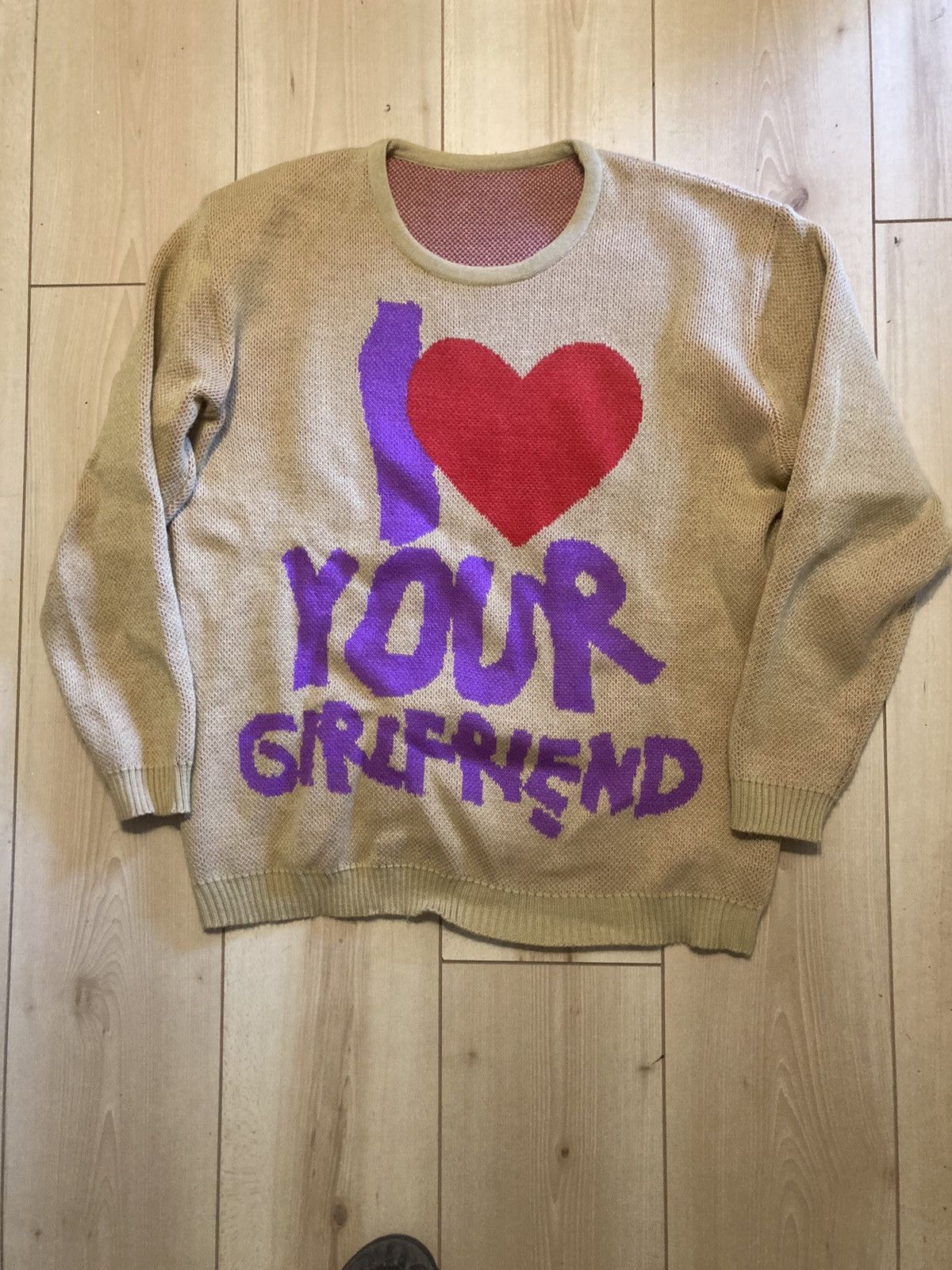 Custom I ️ Your GF Sweater | Grailed