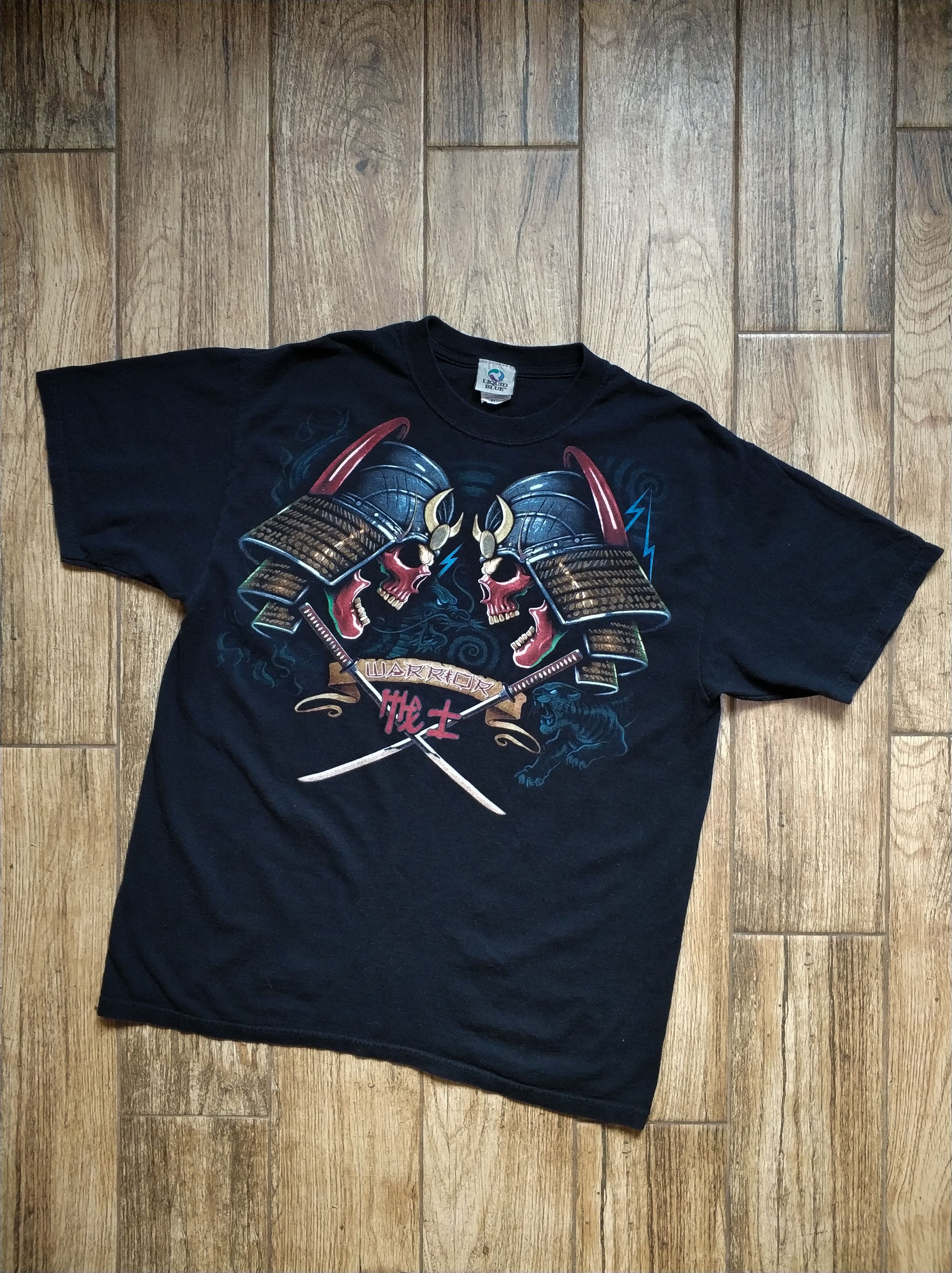 Liquid Blue Liquid blue vintage samurai t-shirt XL Size US XL / EU 56 / 4 - 1 Thumbnail