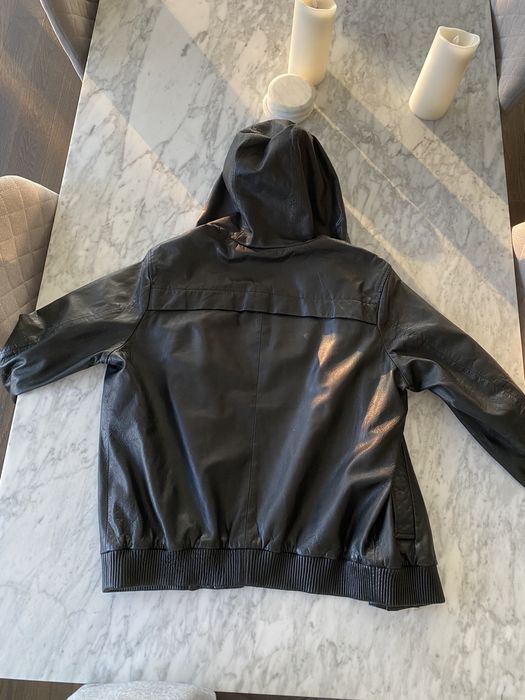 Vince Vince Hooded Leather Jacket Grailed 2735