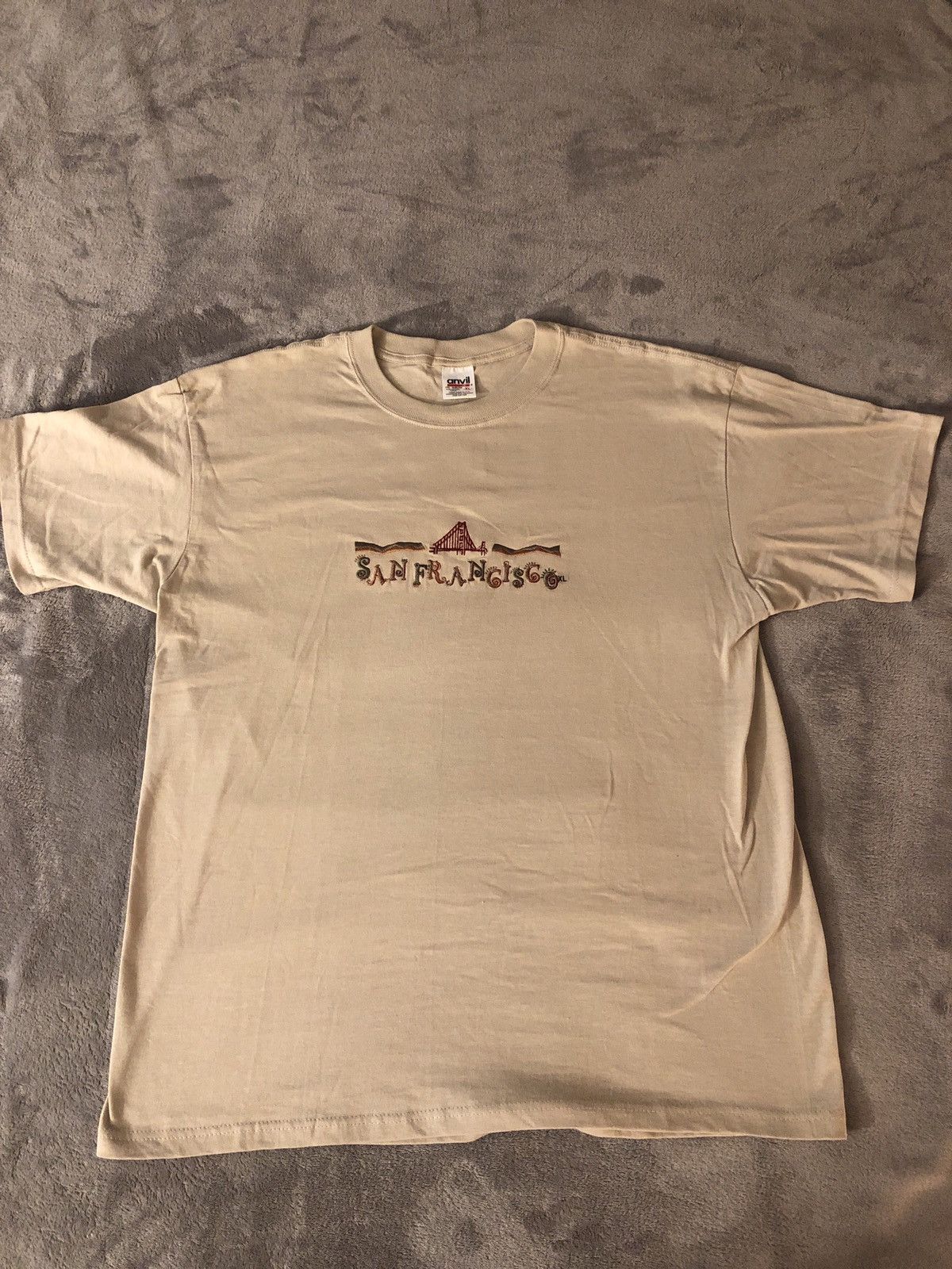 Anvil San Francisco Embroidered T-Shirt | Grailed