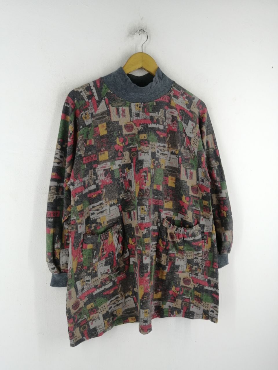 Japanese Brand × Vintage D.Three Fullprint Double Pocket Sweatshirt Size US L / EU 52-54 / 3 - 2 Thumbnail