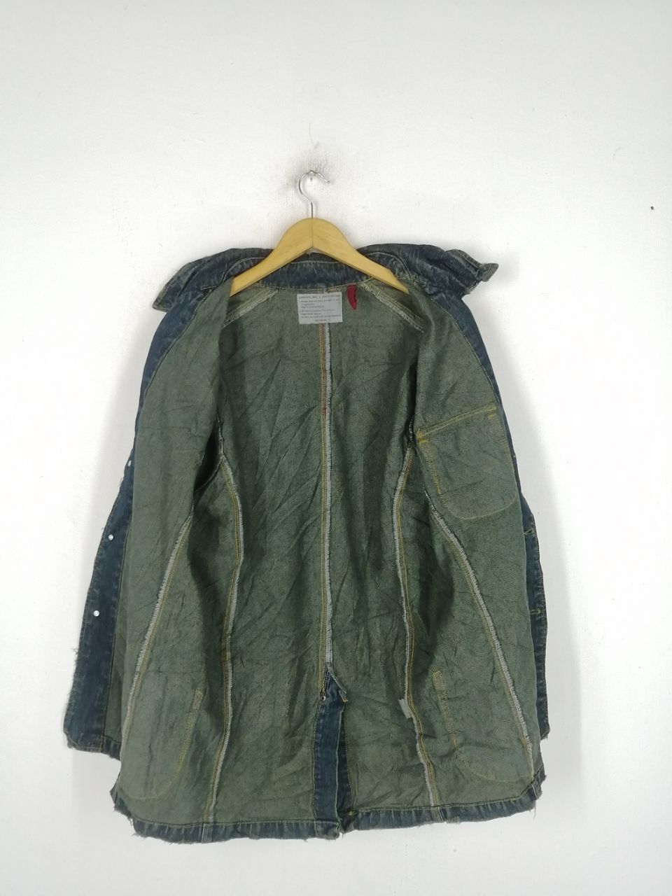 Japanese Brand Big Shark Denim Long Jacket Size US M / EU 48-50 / 2 - 5 Thumbnail