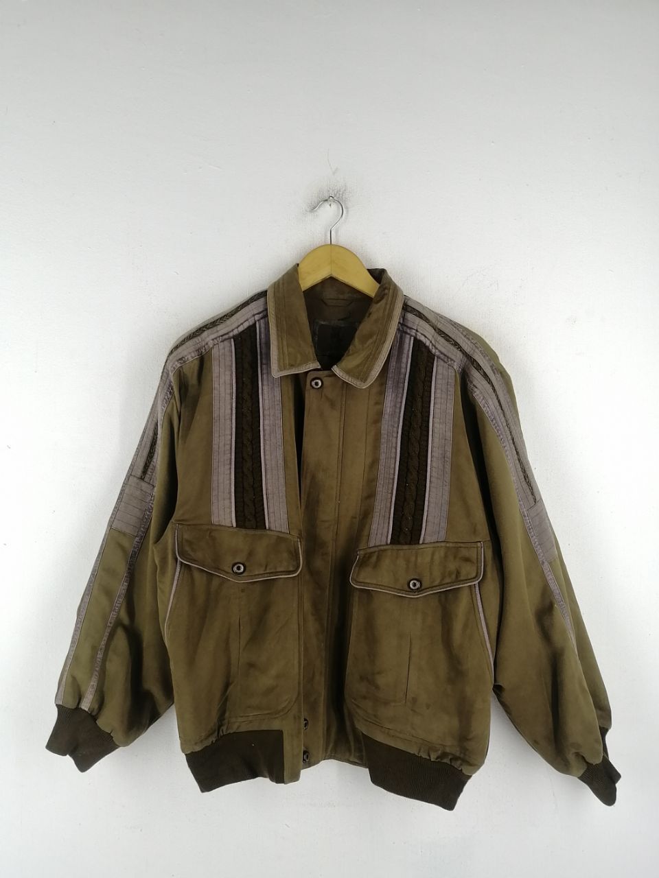 Japanese Brand × Vintage Bomber Style Jacket with Double Pockets Size US L / EU 52-54 / 3 - 1 Thumbnail
