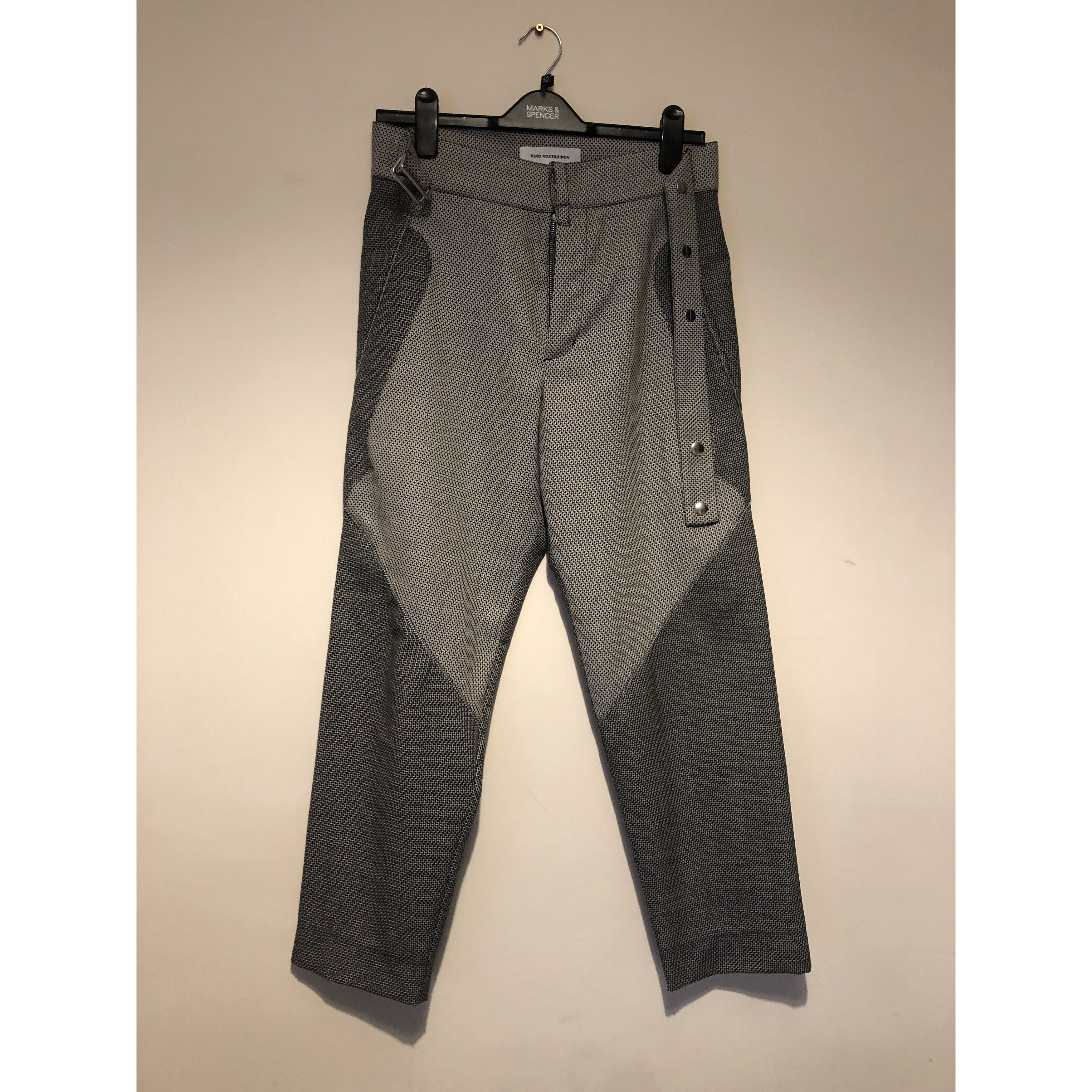 Kiko Kostadinov Kiko Kostadinov AW19 Midnight Stripe Rex Trouser