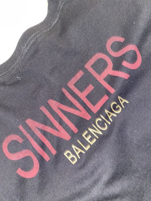 balenciaga sinners shirt