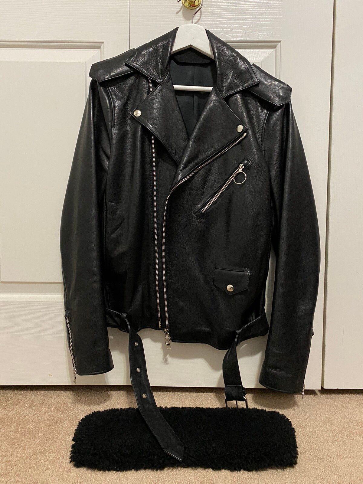Acne Studios Araki Leather Jacket | Grailed
