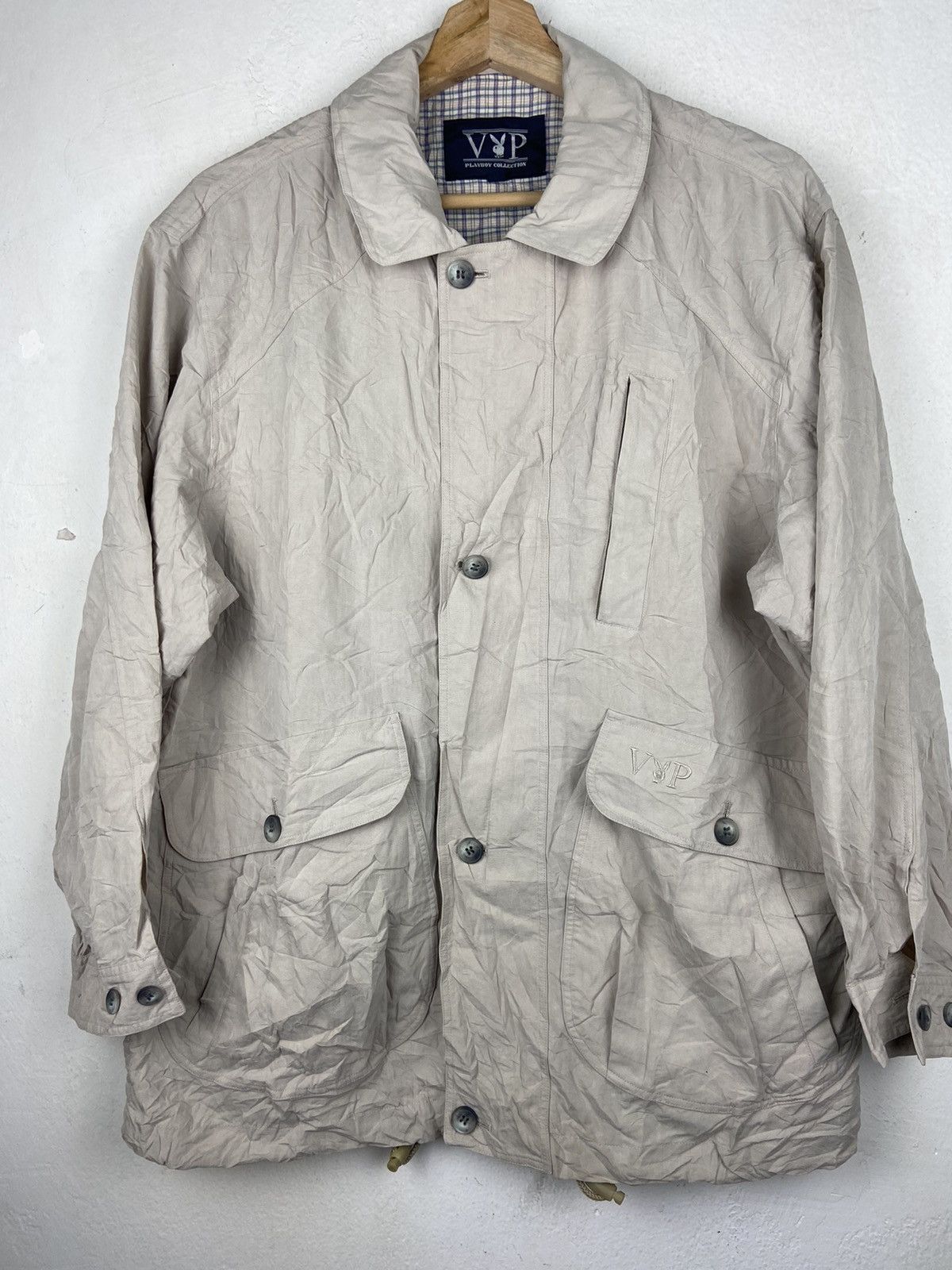 Playboy Playboy VIP Collection Multipocket Zip Up Light Jacket | Grailed