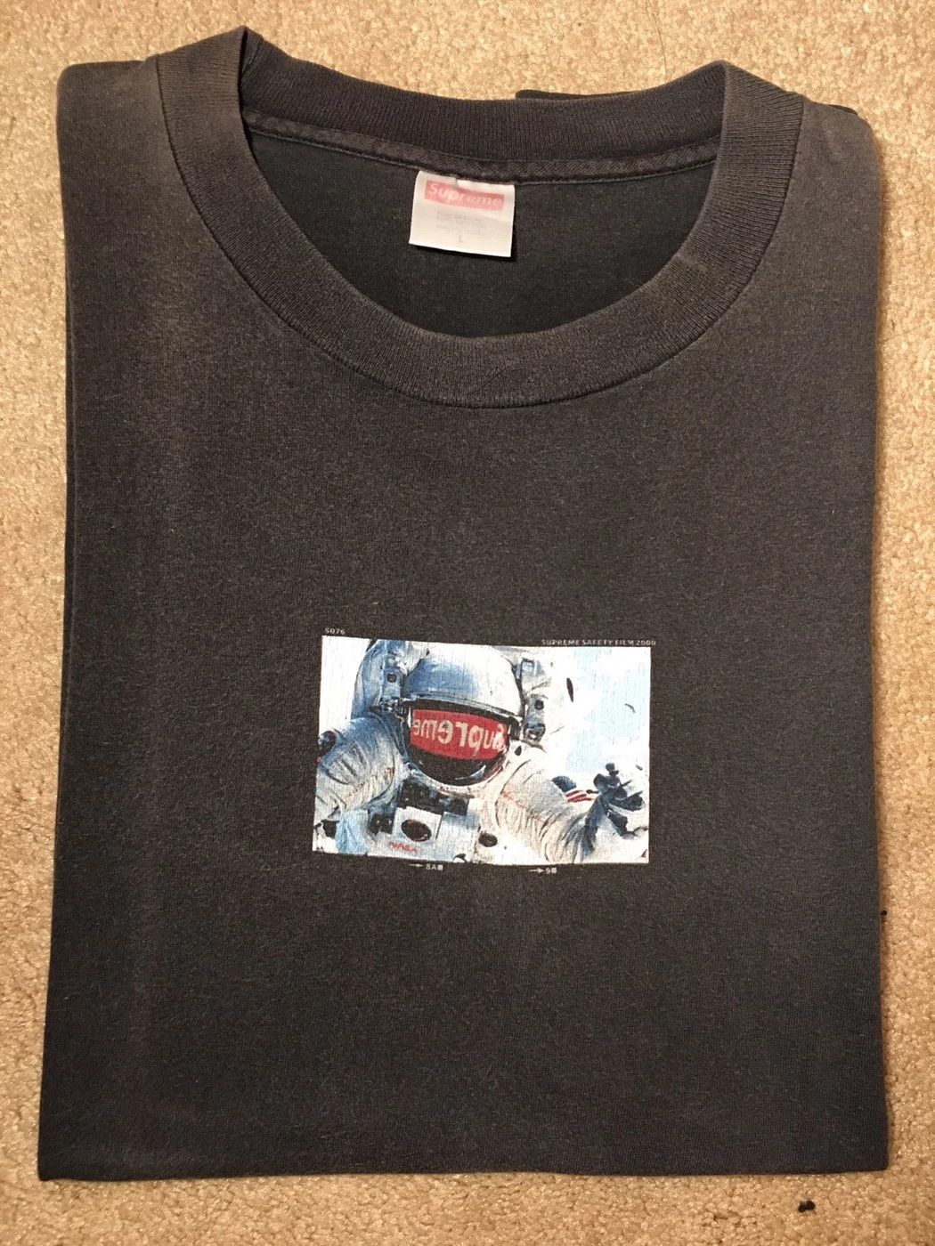 Supreme 1998 Supreme Astronaut Tee Black Large Astro Grail OG