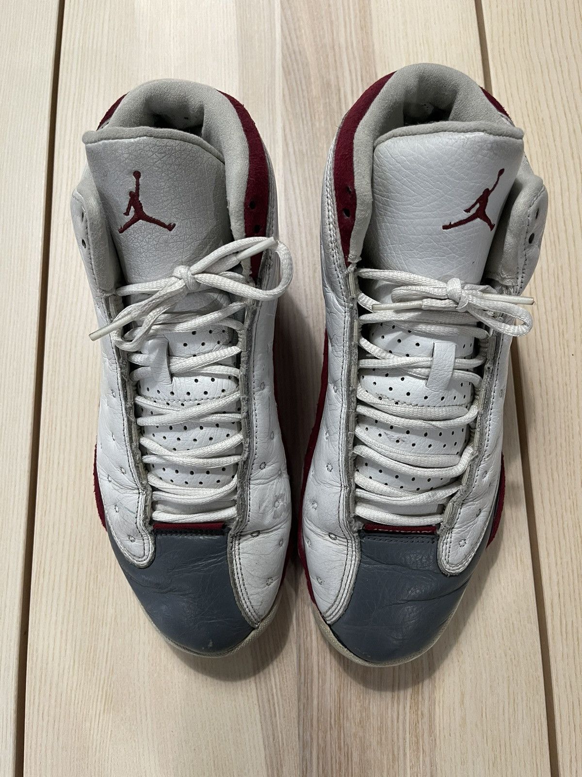 Jordan Brand Vintage Vintage 2004 Air Jordan 13 Retro Maroon Sample Grey Toe Grailed
