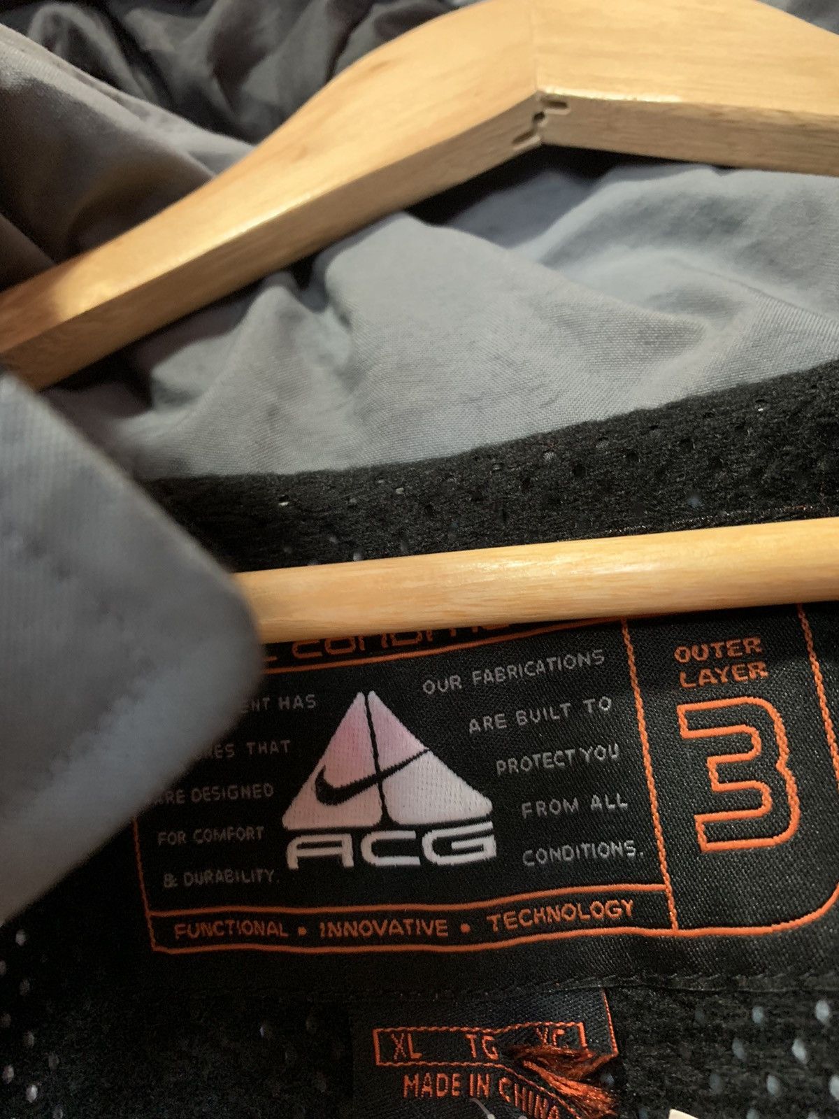 Nike × Nike ACG × Vintage *RARE* Vintage Nike ACG Storable Hood Jacket - XL Size US XL / EU 56 / 4 - 6 Thumbnail
