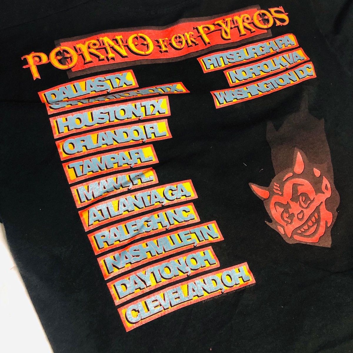 Vintage 90's Porno for Pyros T-Shirt | Grailed Vintage 90's Porno for Pyros T-Shirt | Grailed