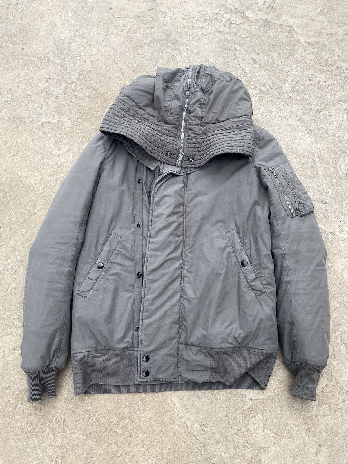 Rick Owens FW`10 Goosedown Exploder Parka bomber Jacket | Grailed