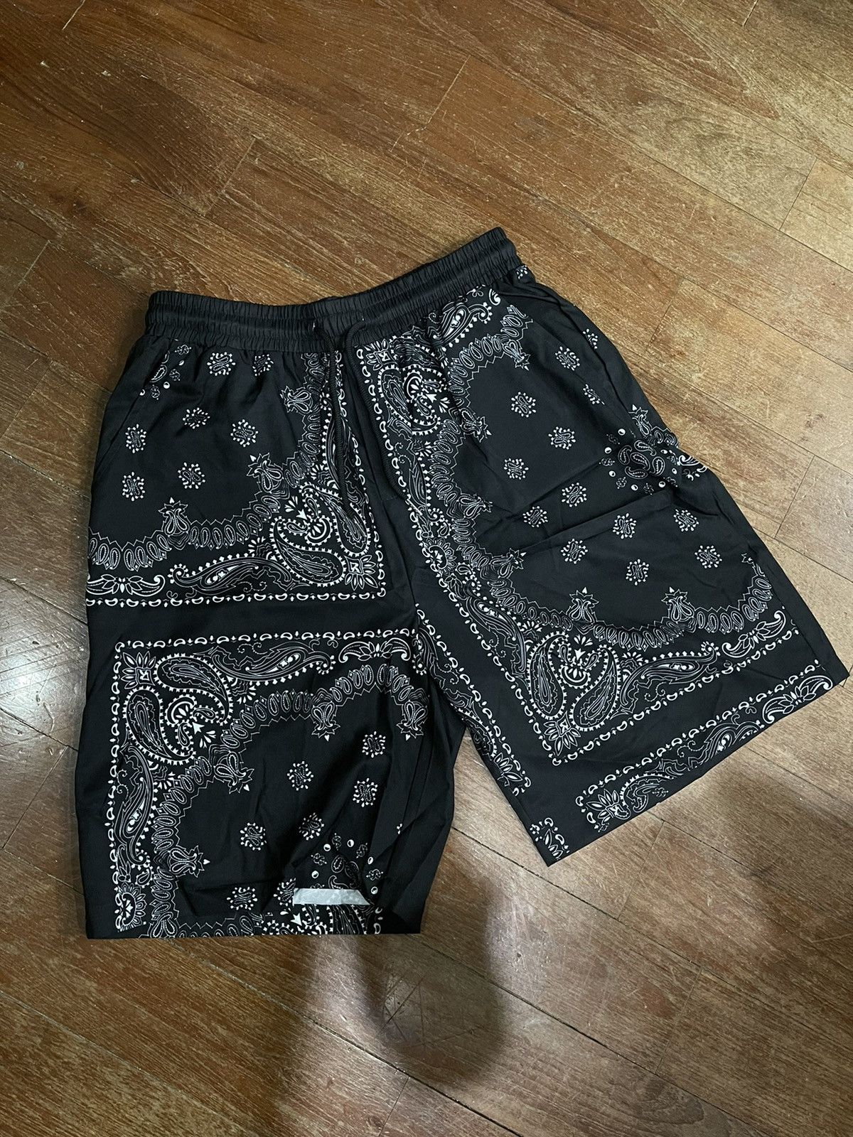 Vintage Paisley Bandana Shorts Grailed