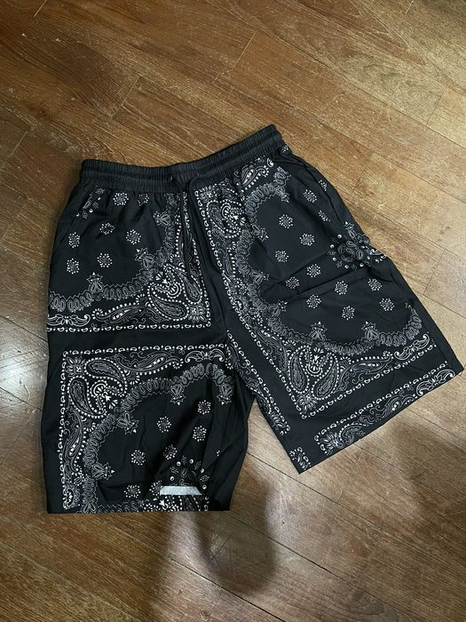 Vintage Paisley Bandana Shorts Grailed 