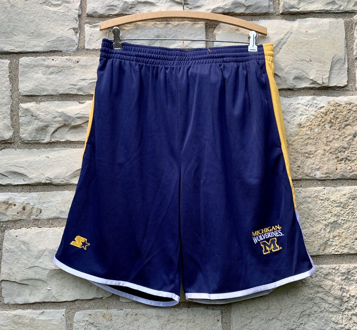 Vintage Vintage Starter Michigan Wolverine basketball shorts Grailed