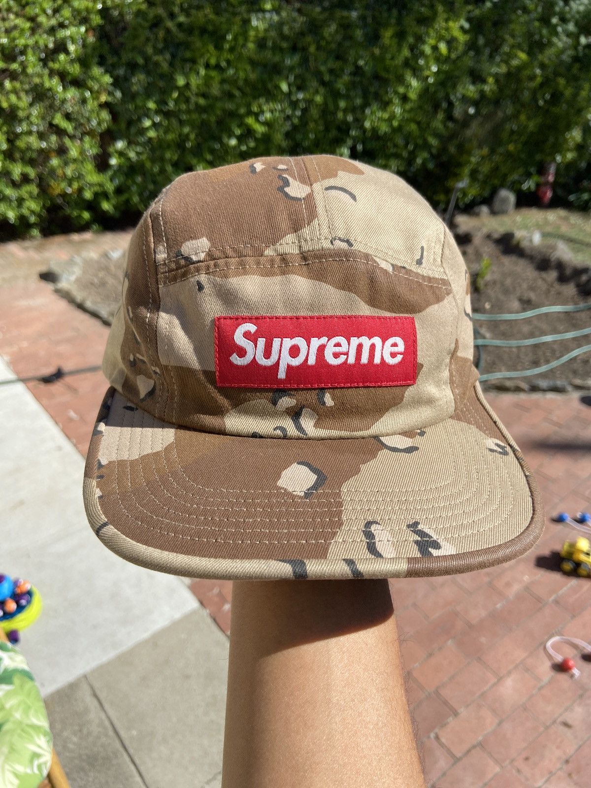 Supreme desert camo hat on sale