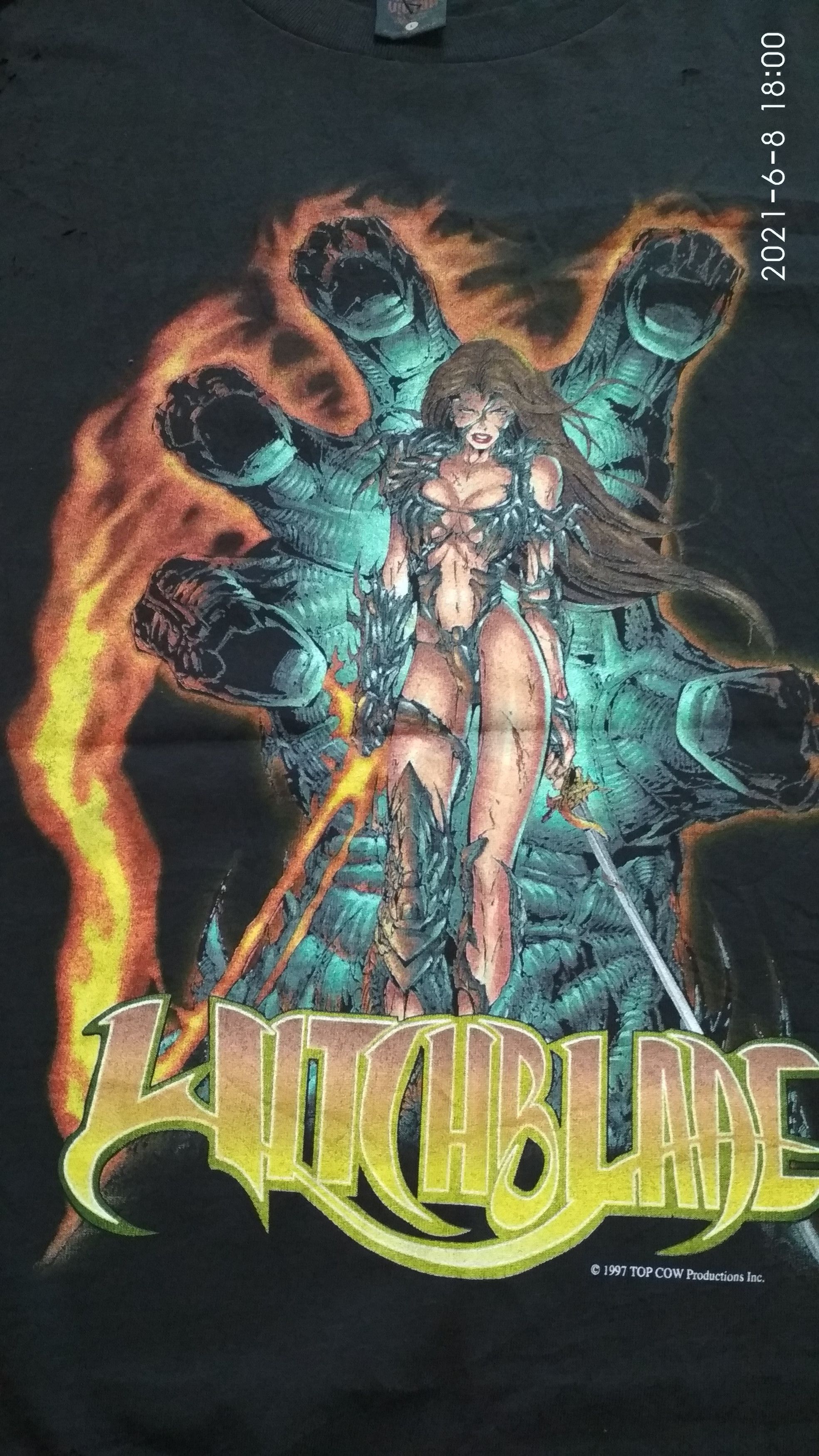 Japanese Brand Vintage Witchblade 1997 anime comic Shirt | Grailed