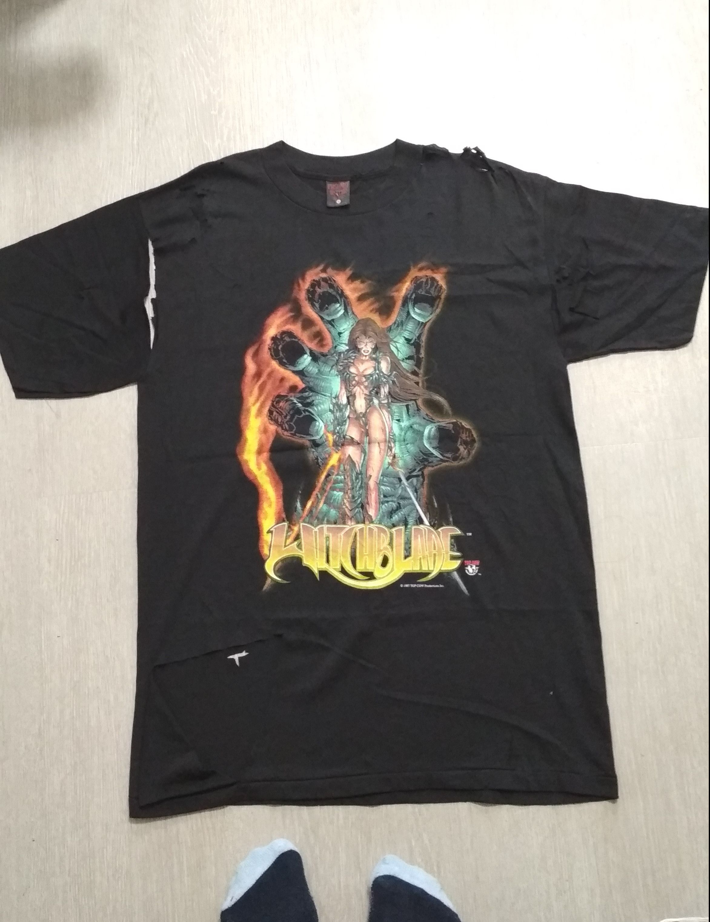 Japanese Brand Vintage Witchblade 1997 anime comic Shirt | Grailed